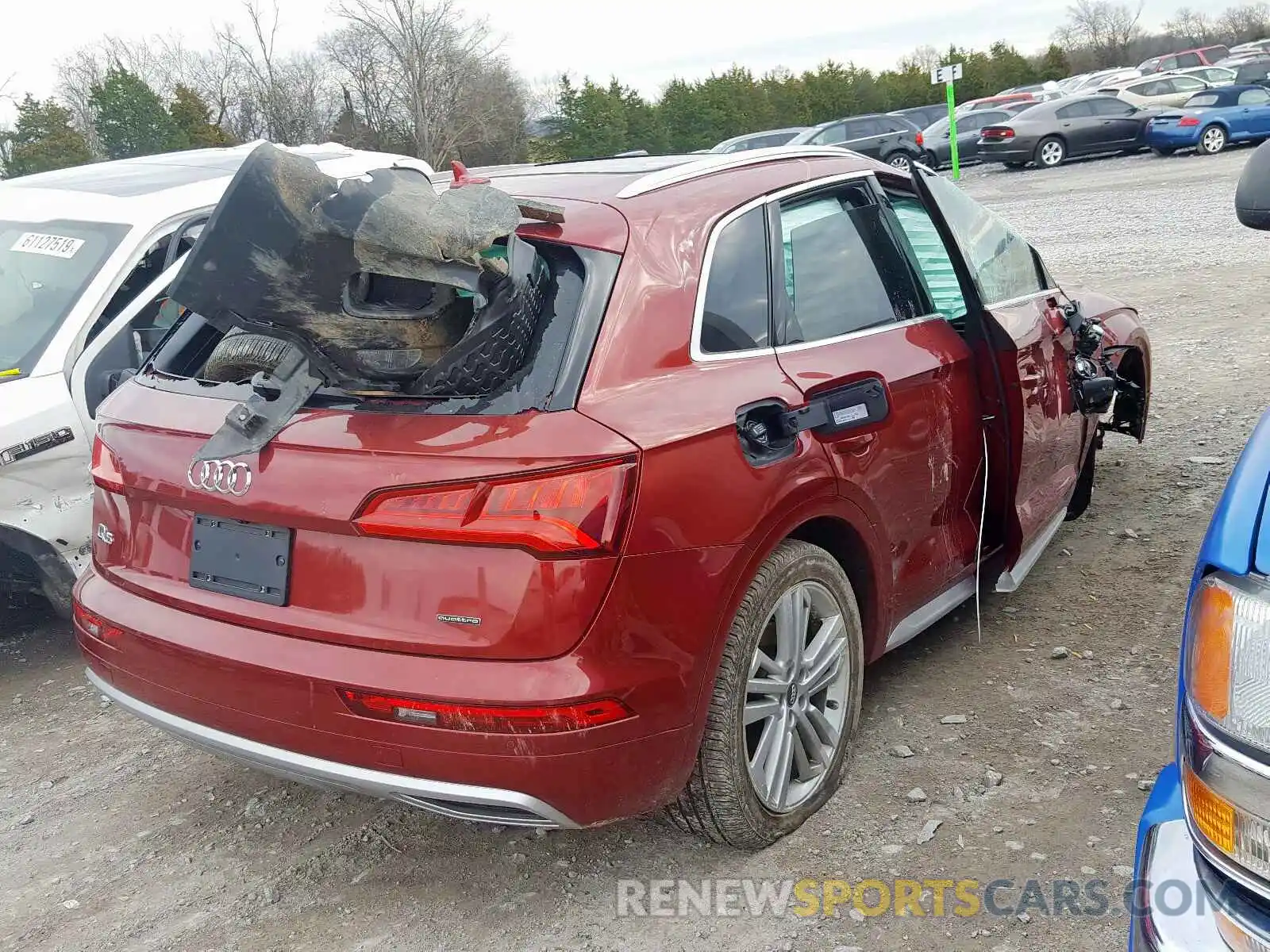 4 Фотография поврежденного автомобиля WA1CNAFY8K2024324 AUDI Q5 2019