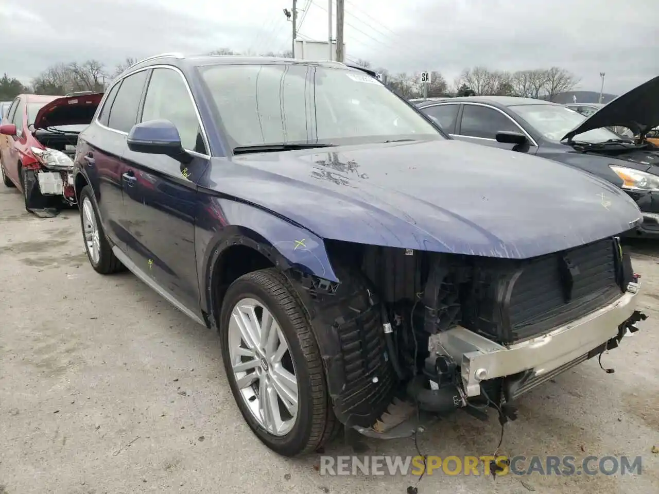 1 Photograph of a damaged car WA1CNAFY8K2086015 AUDI Q5 2019