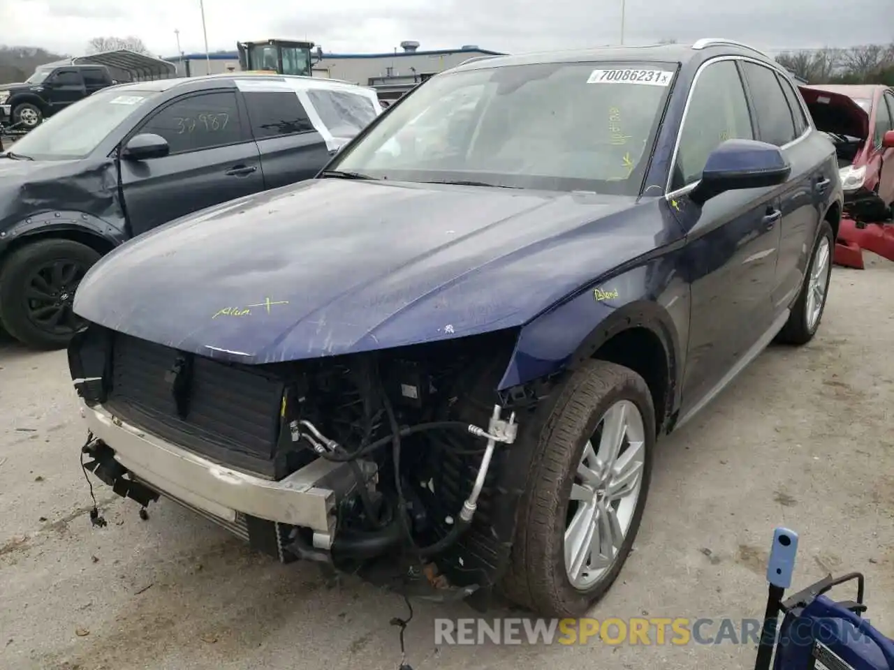 2 Photograph of a damaged car WA1CNAFY8K2086015 AUDI Q5 2019