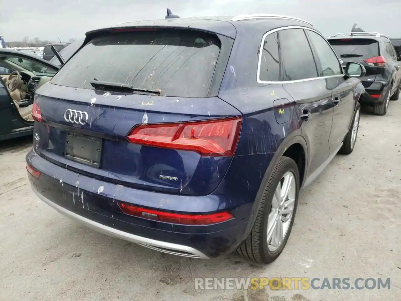 4 Фотография поврежденного автомобиля WA1CNAFY8K2086015 AUDI Q5 2019