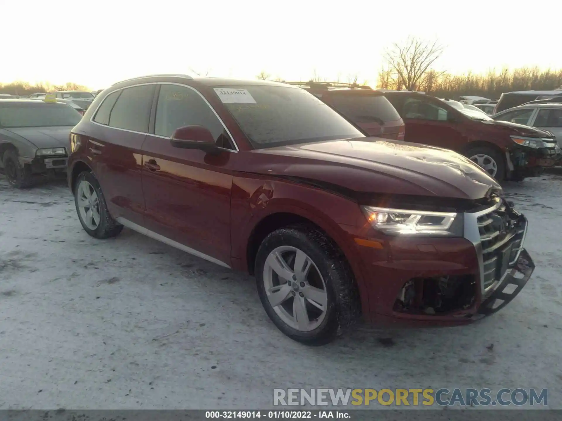 1 Photograph of a damaged car WA1CNAFY8K2099931 AUDI Q5 2019