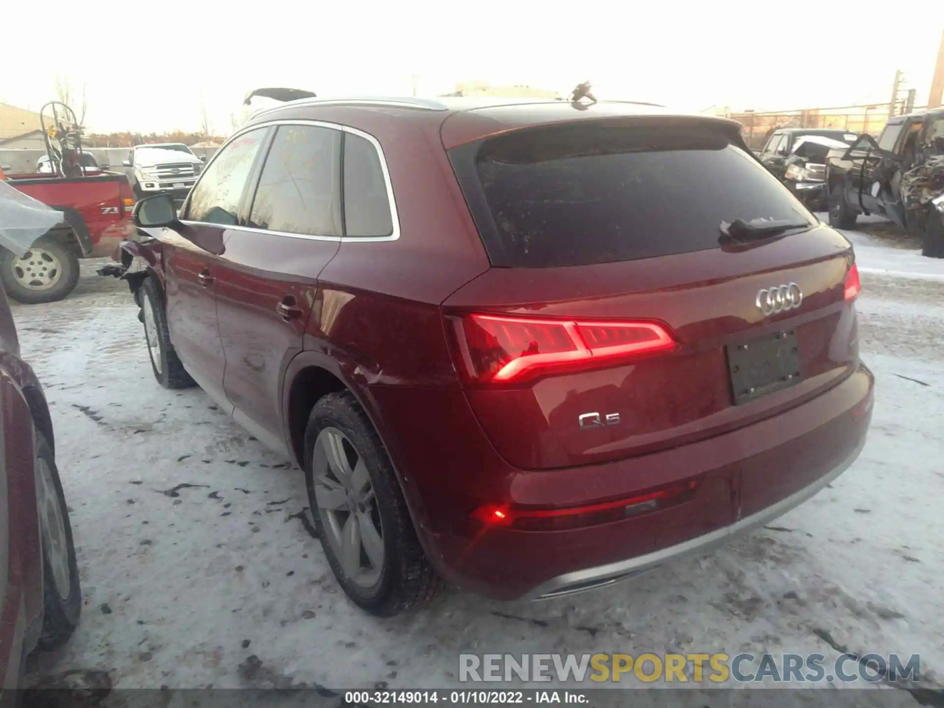 3 Фотография поврежденного автомобиля WA1CNAFY8K2099931 AUDI Q5 2019