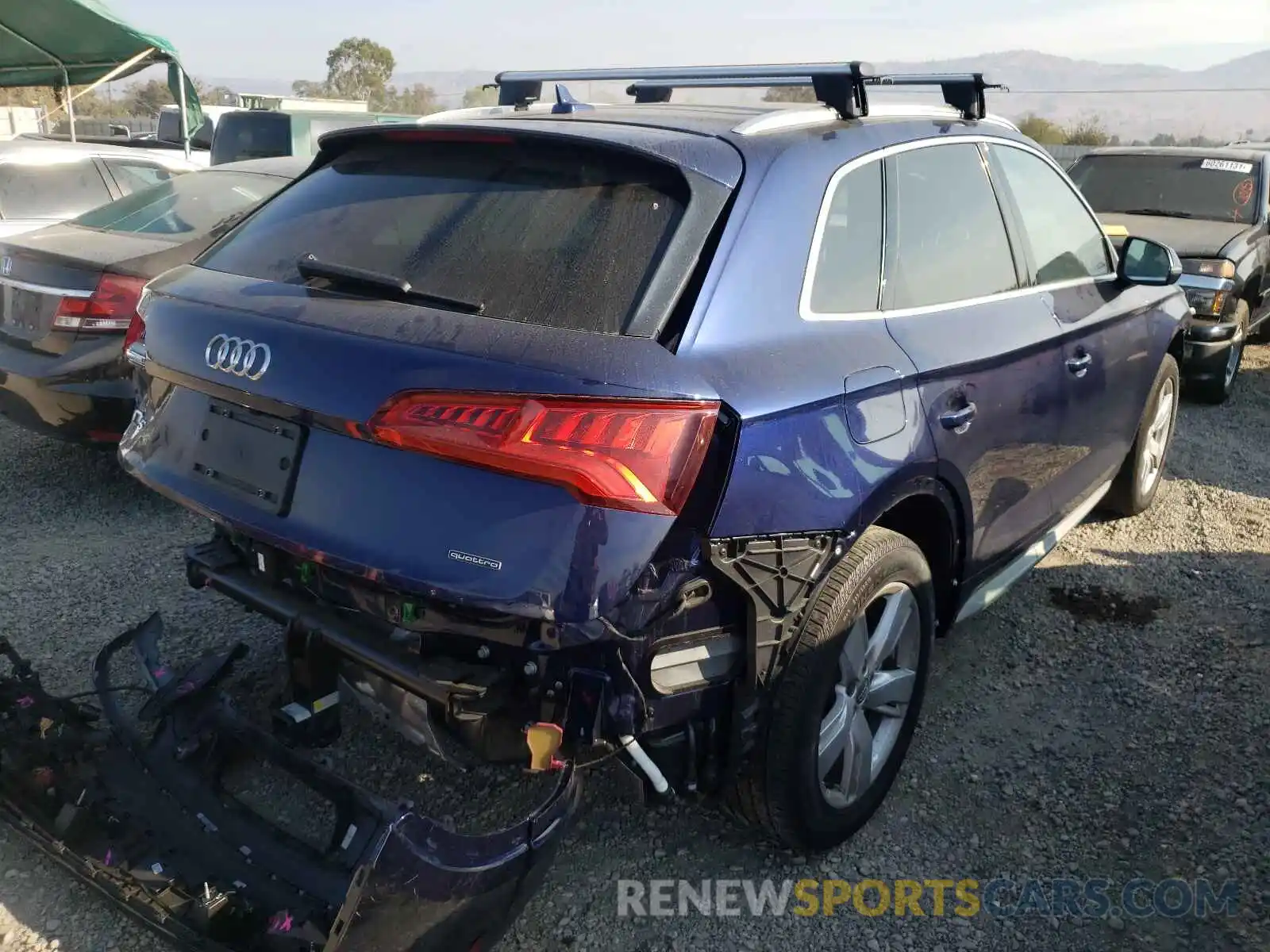 4 Photograph of a damaged car WA1CNAFY8K2118123 AUDI Q5 2019