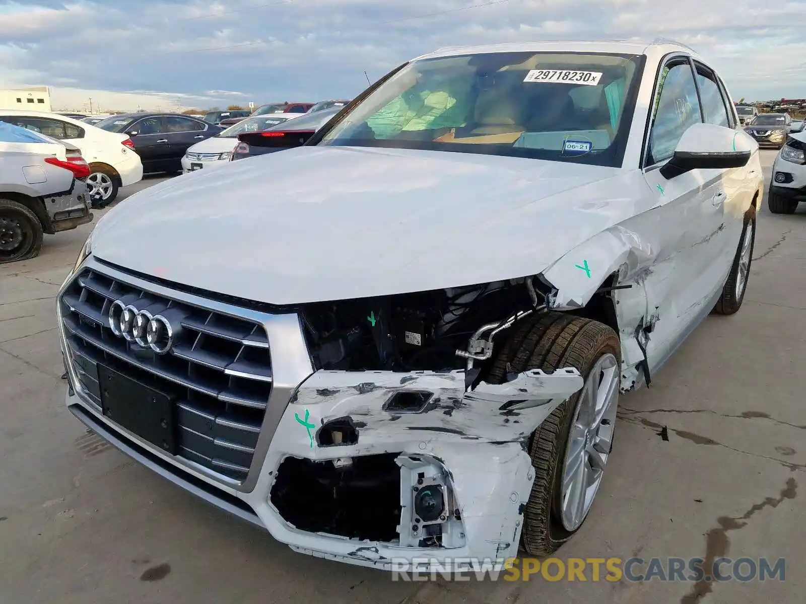 2 Photograph of a damaged car WA1CNAFY9K2076061 AUDI Q5 2019