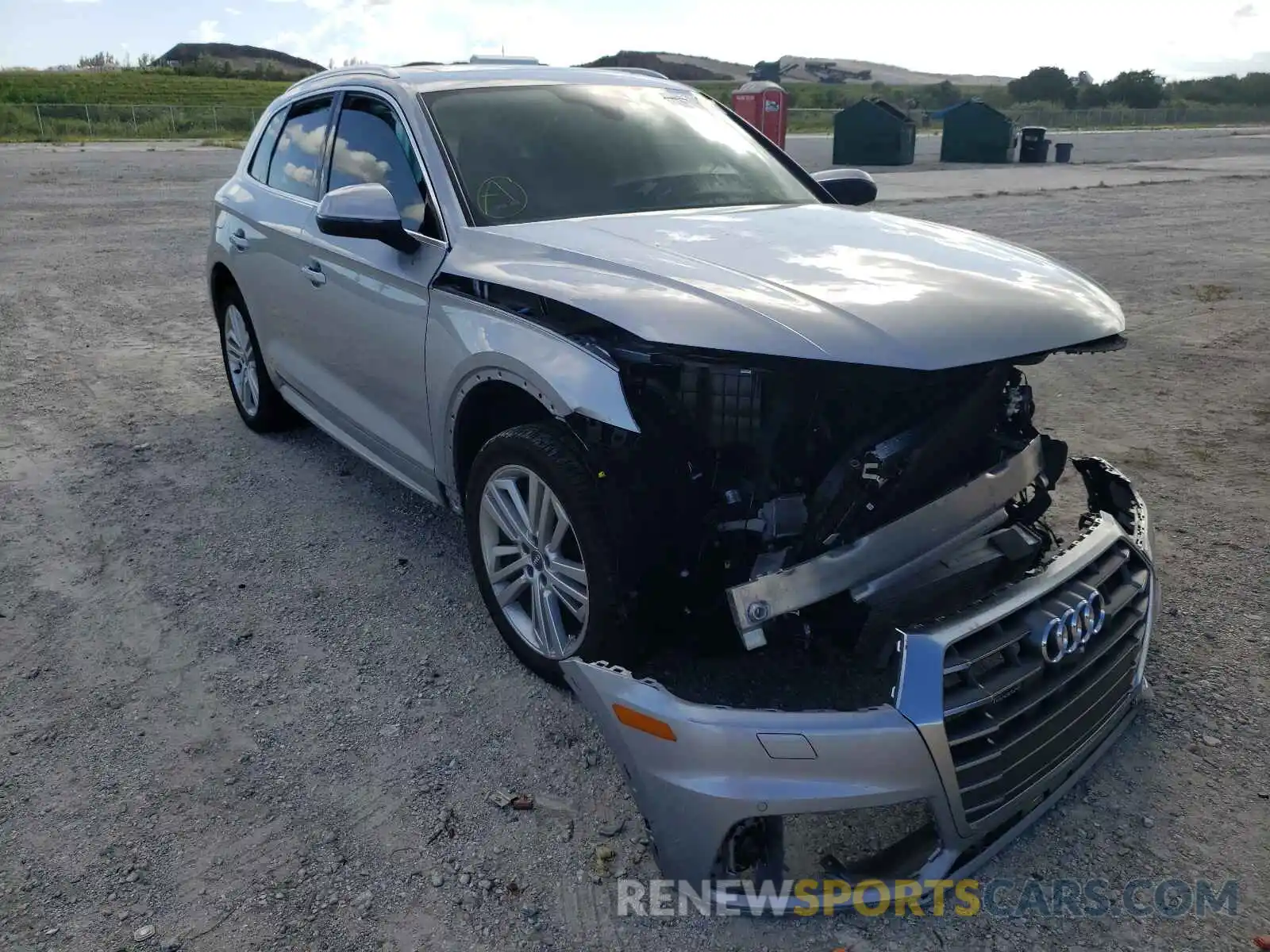 1 Photograph of a damaged car WA1CNAFY9K2088243 AUDI Q5 2019