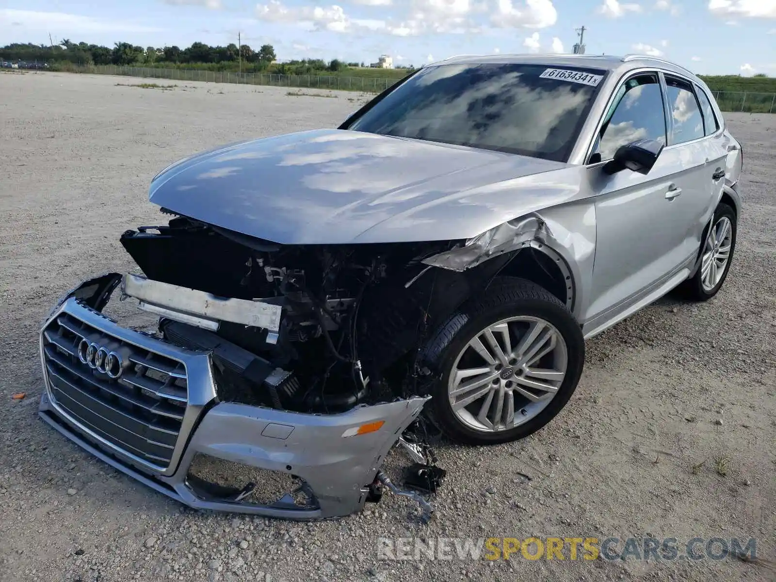 2 Photograph of a damaged car WA1CNAFY9K2088243 AUDI Q5 2019