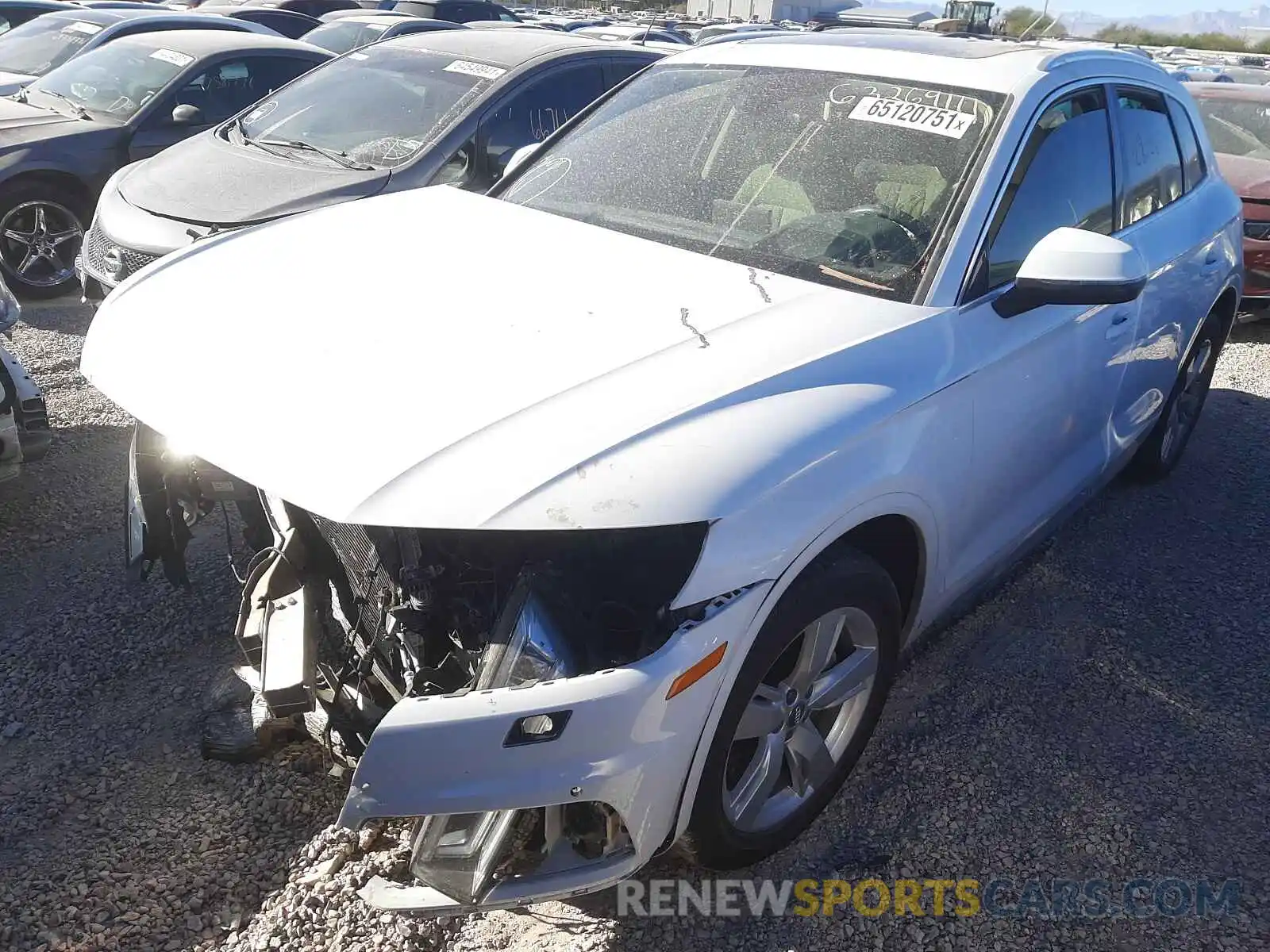 2 Photograph of a damaged car WA1CNAFY9K2088257 AUDI Q5 2019