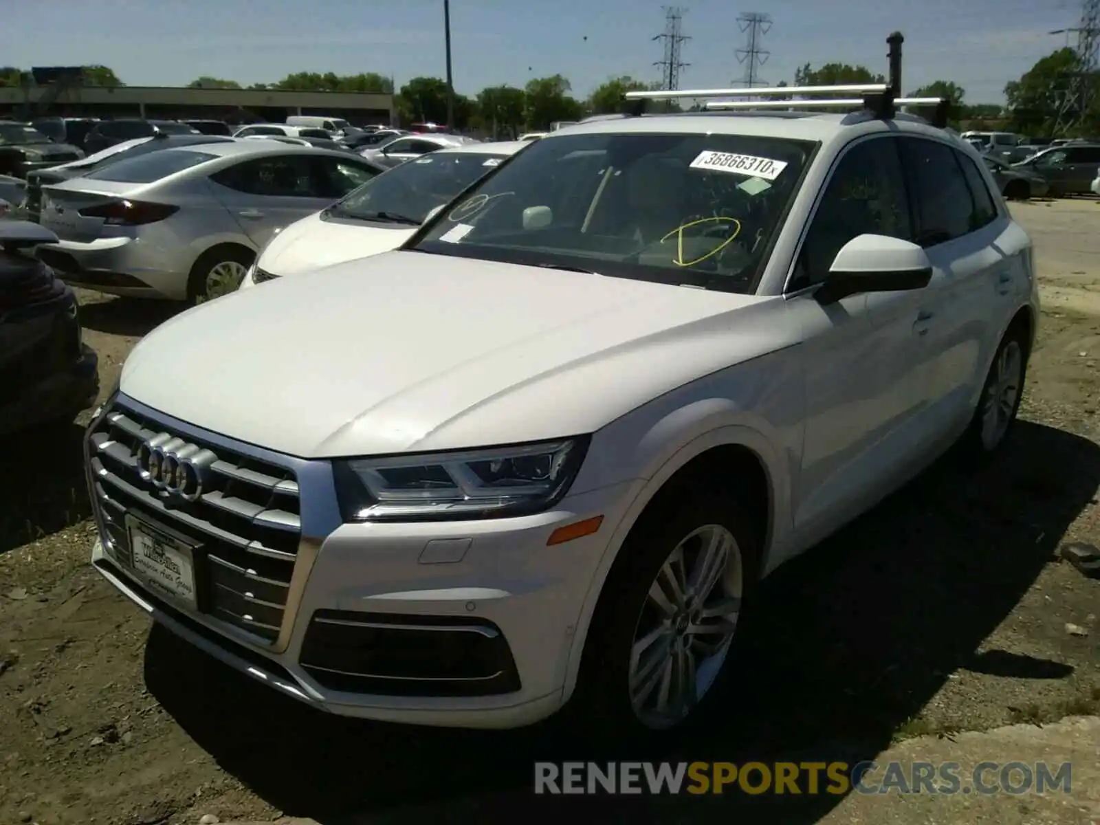 2 Photograph of a damaged car WA1CNAFY9K2094222 AUDI Q5 2019