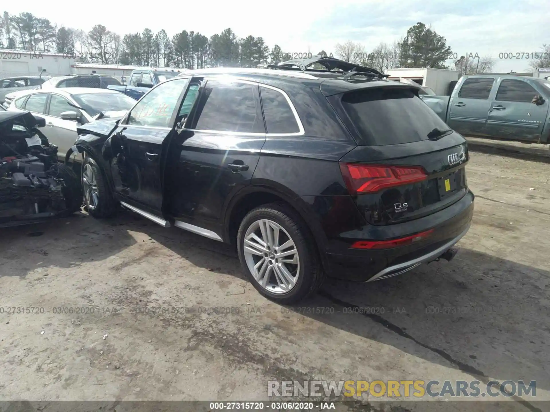 3 Фотография поврежденного автомобиля WA1CNAFY9K2118017 AUDI Q5 2019