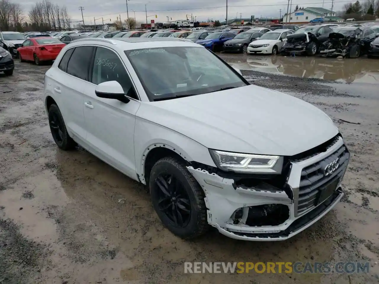 1 Фотография поврежденного автомобиля WA1CNAFYXK2080801 AUDI Q5 2019