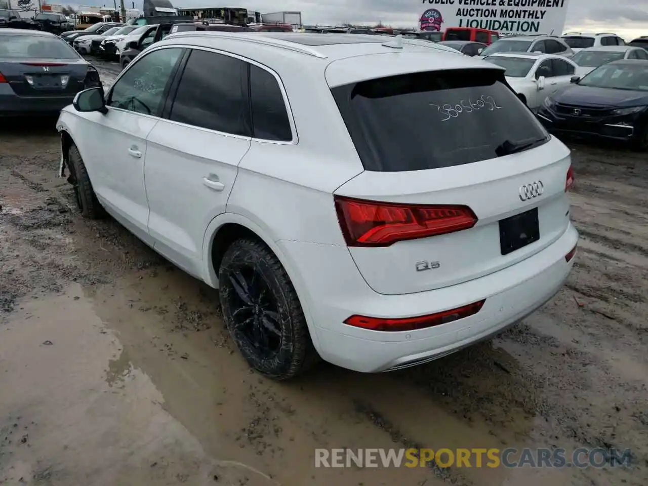 3 Фотография поврежденного автомобиля WA1CNAFYXK2080801 AUDI Q5 2019