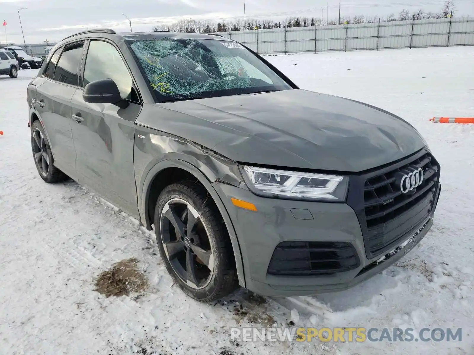 1 Photograph of a damaged car WA1ENAFY1K2107117 AUDI Q5 2019