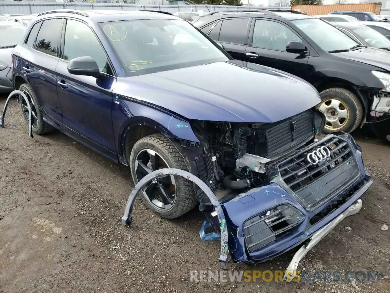 1 Фотография поврежденного автомобиля WA1FNAFY0K2034794 AUDI Q5 2019