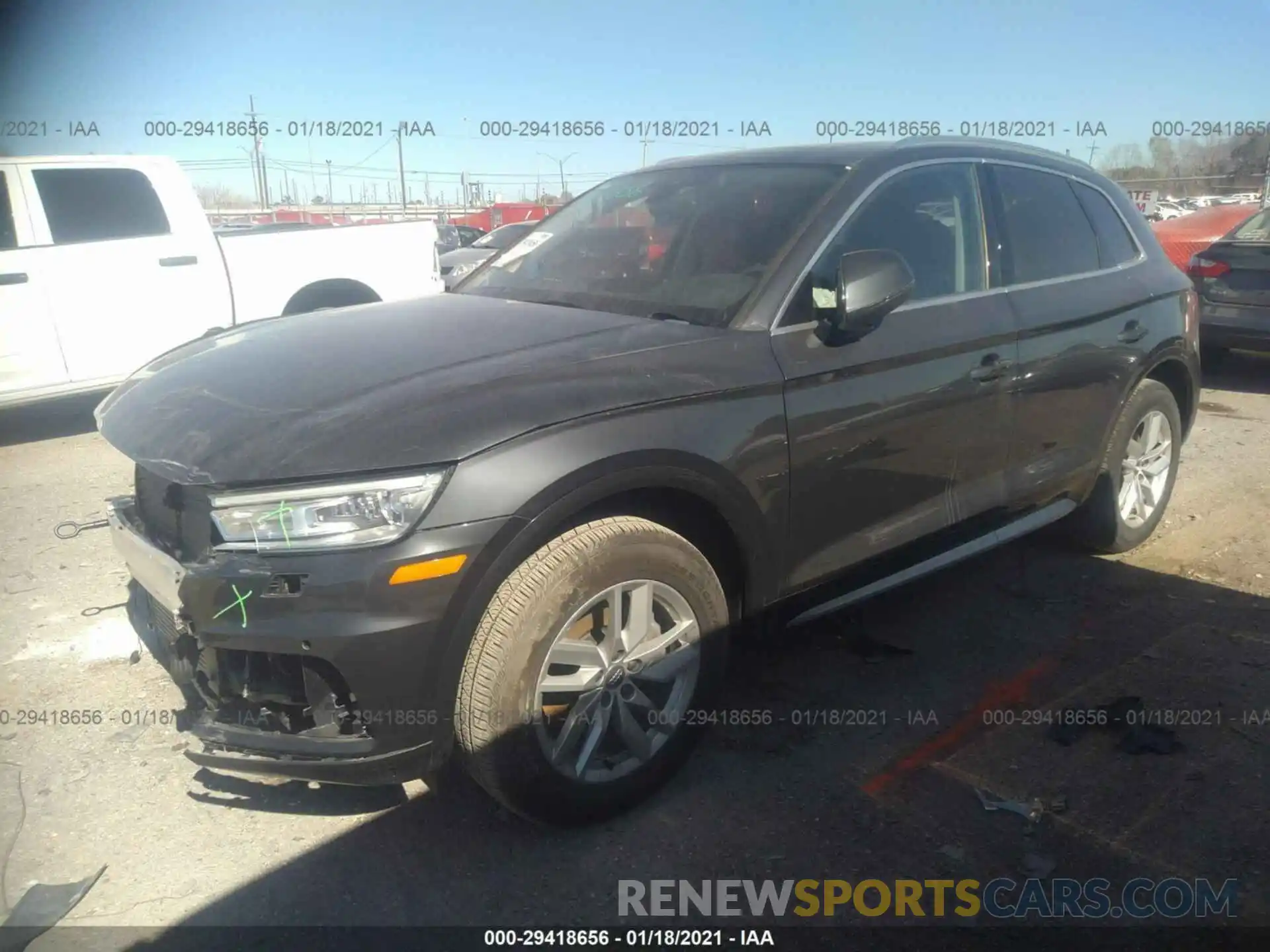 2 Photograph of a damaged car WA1ANAFY0L2011480 AUDI Q5 2020