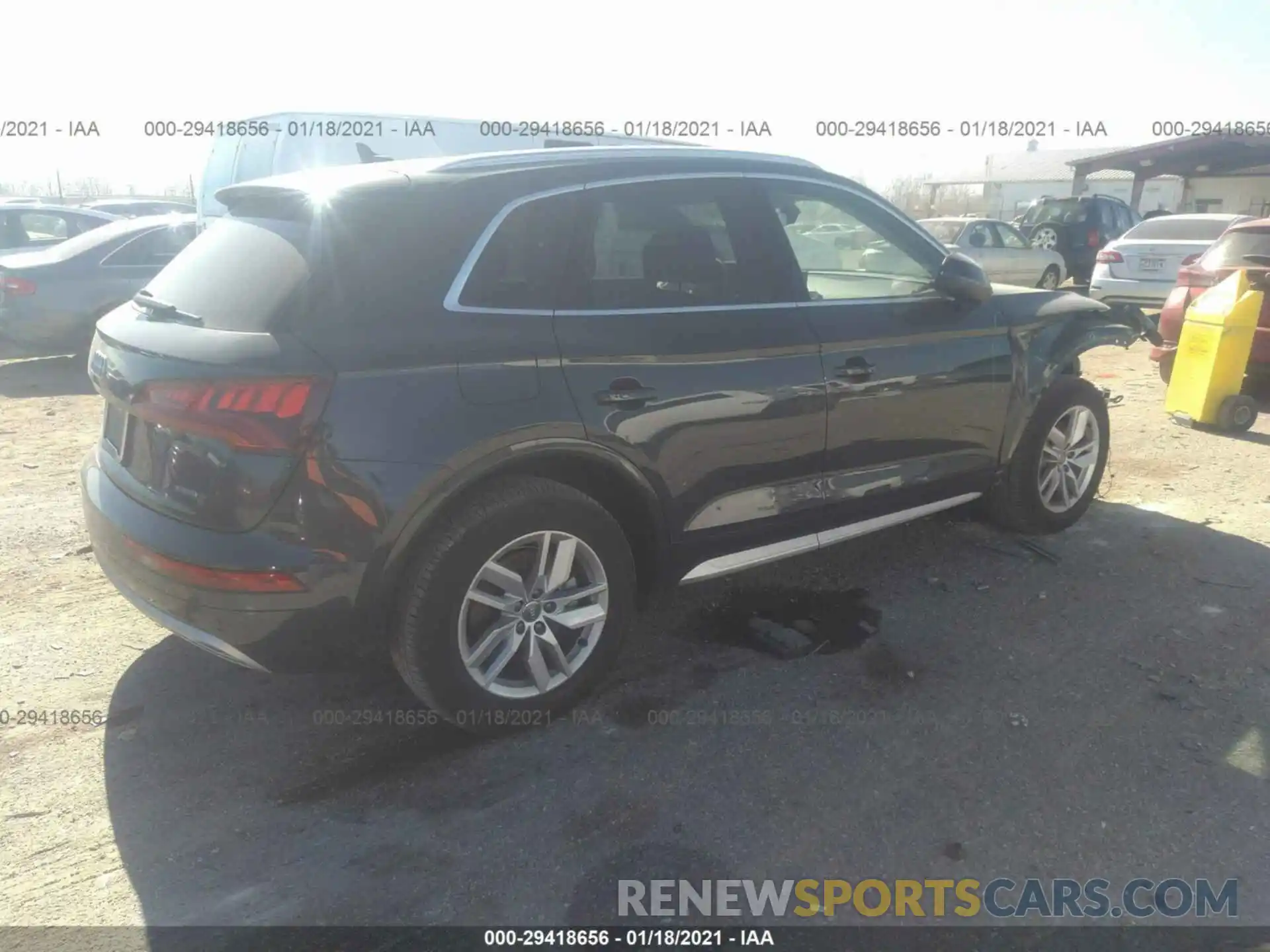 4 Фотография поврежденного автомобиля WA1ANAFY0L2011480 AUDI Q5 2020