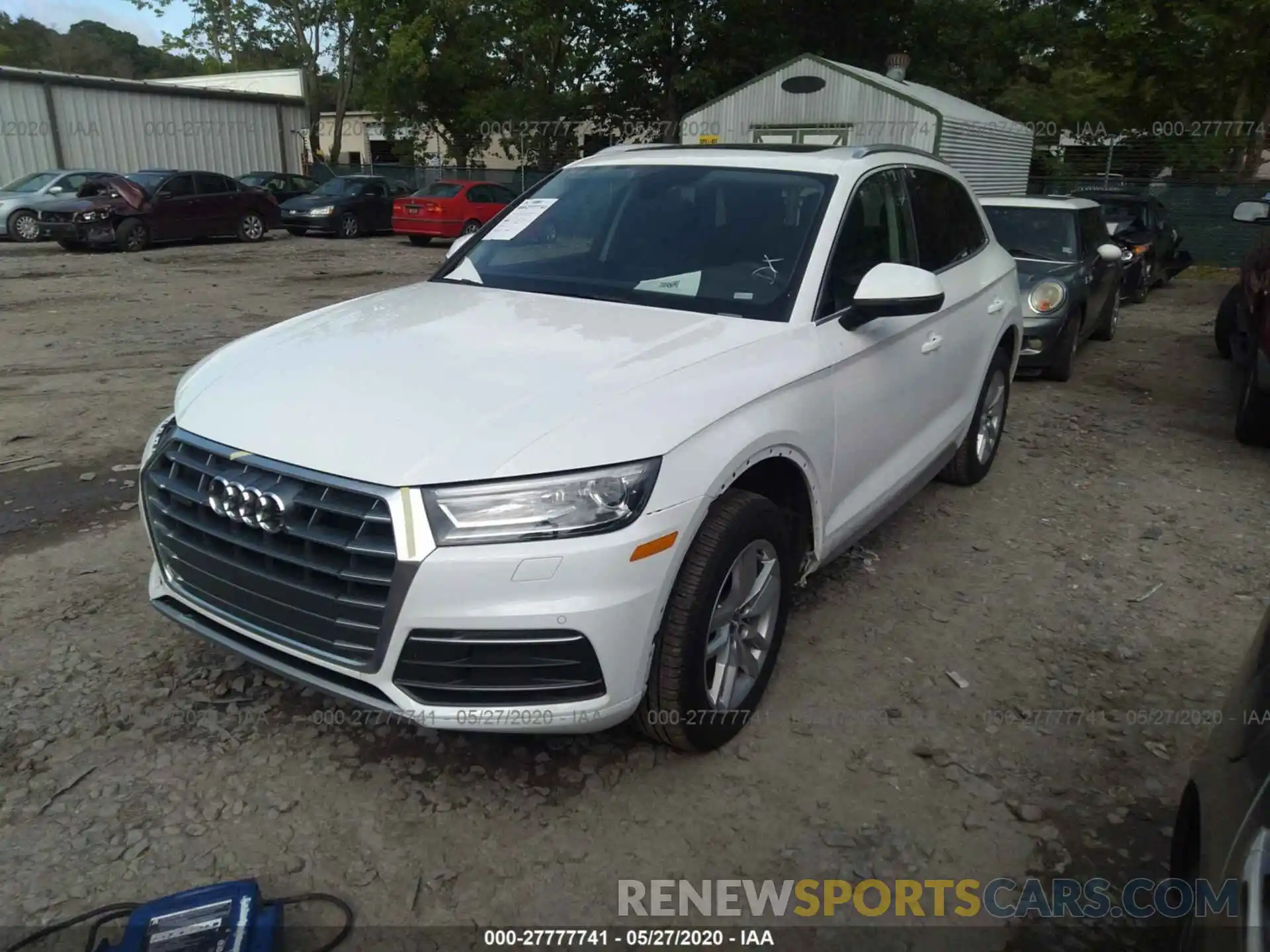 2 Фотография поврежденного автомобиля WA1ANAFY0L2026254 AUDI Q5 2020