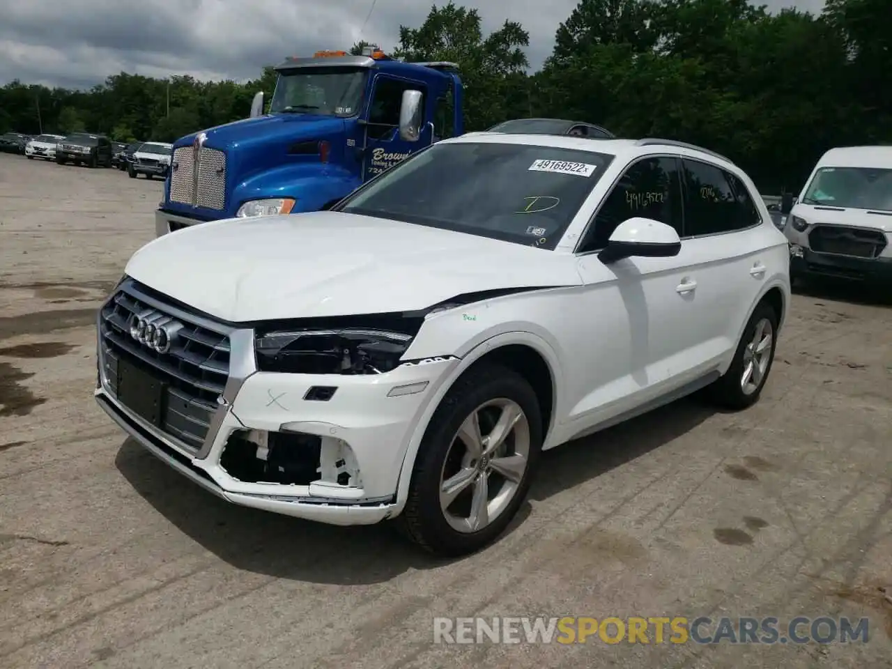 2 Фотография поврежденного автомобиля WA1ANAFY0L2048691 AUDI Q5 2020