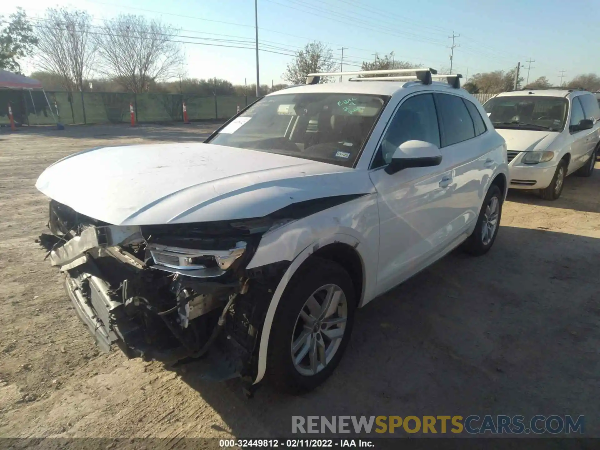 2 Фотография поврежденного автомобиля WA1ANAFY0L2062509 AUDI Q5 2020