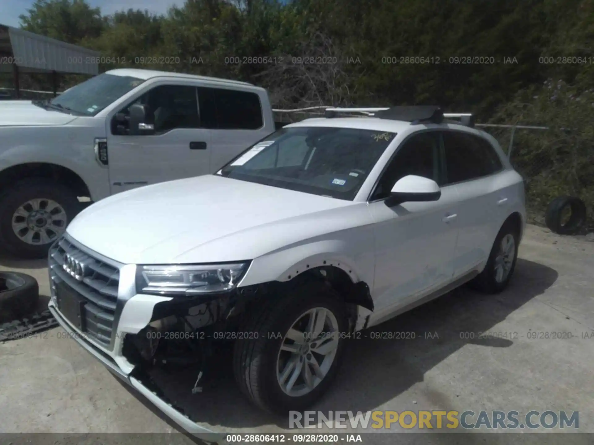 2 Фотография поврежденного автомобиля WA1ANAFY0L2062784 AUDI Q5 2020