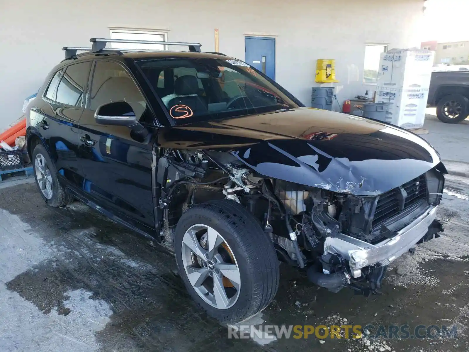 1 Photograph of a damaged car WA1ANAFY0L2104676 AUDI Q5 2020