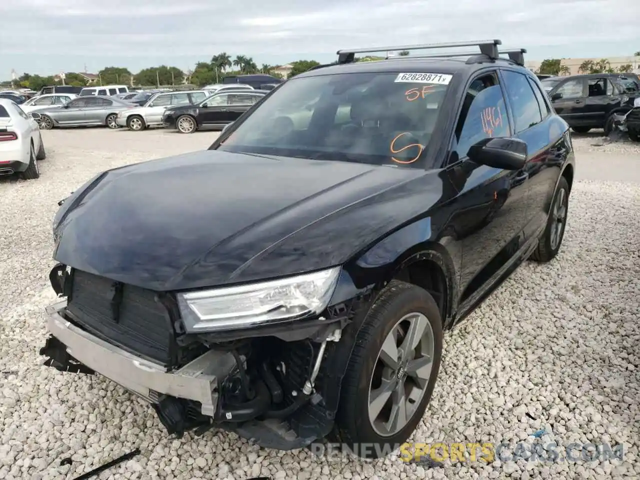 2 Фотография поврежденного автомобиля WA1ANAFY0L2104676 AUDI Q5 2020