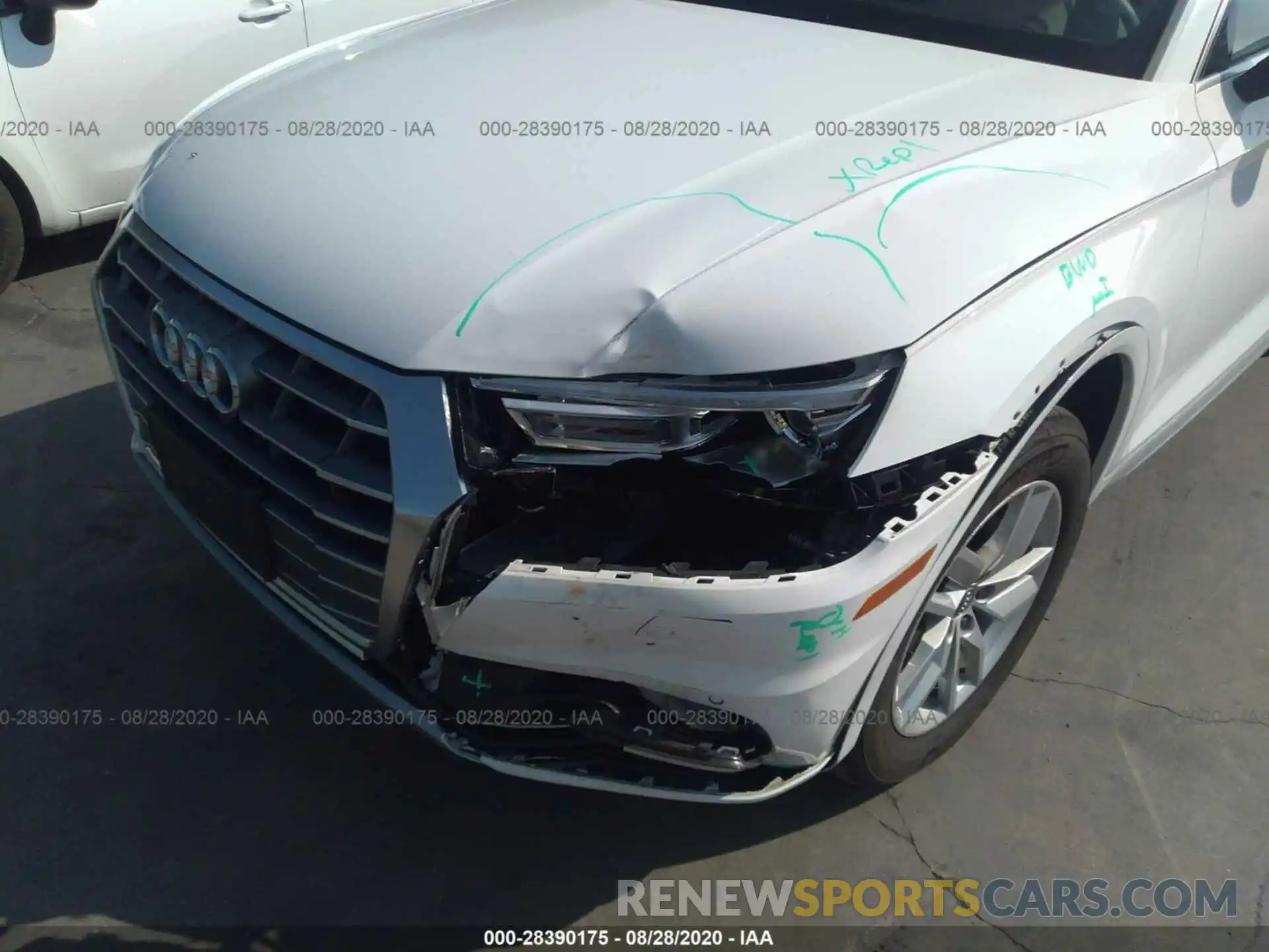 6 Photograph of a damaged car WA1ANAFY1L2022729 AUDI Q5 2020