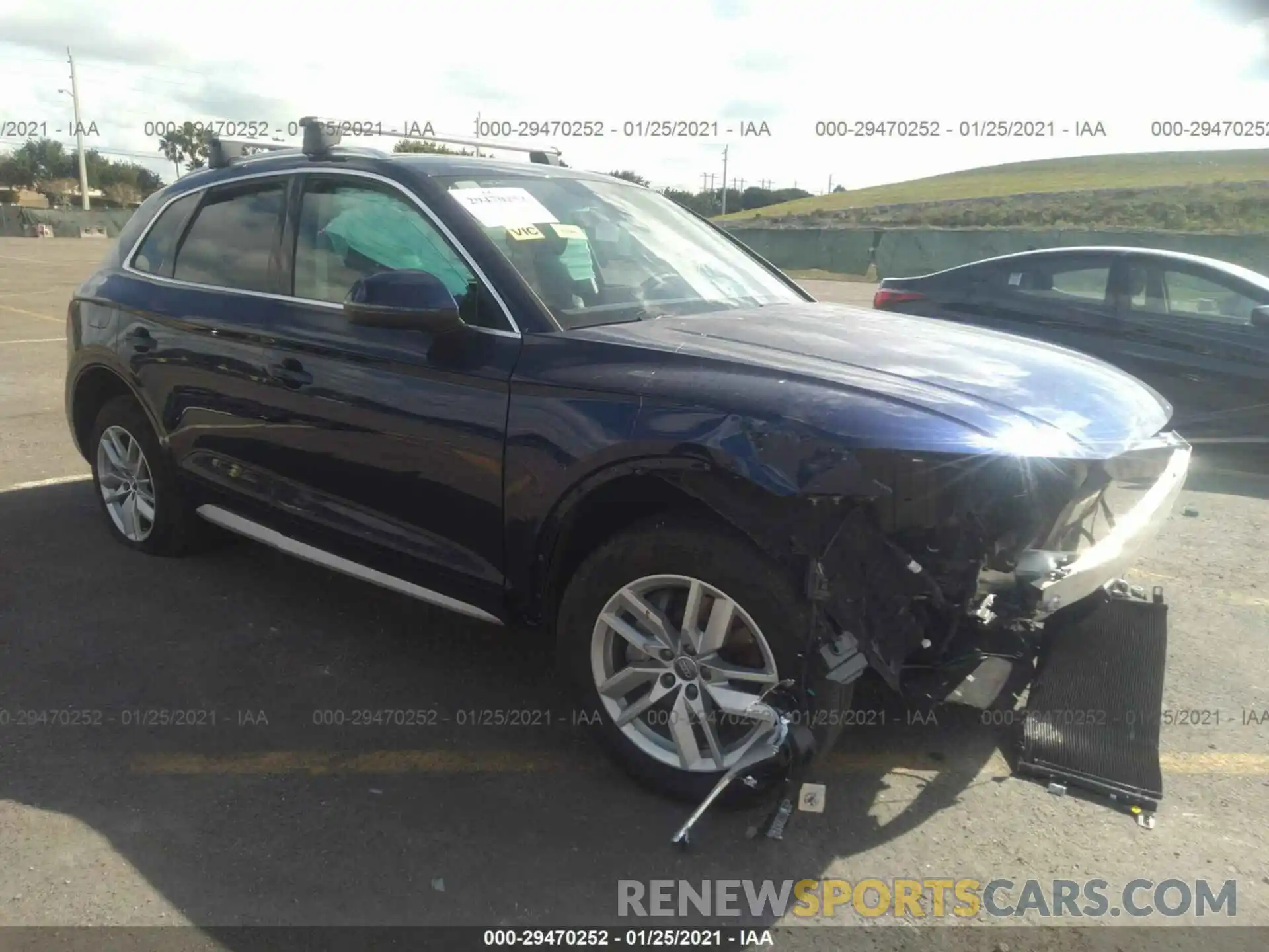 1 Фотография поврежденного автомобиля WA1ANAFY1L2052930 AUDI Q5 2020