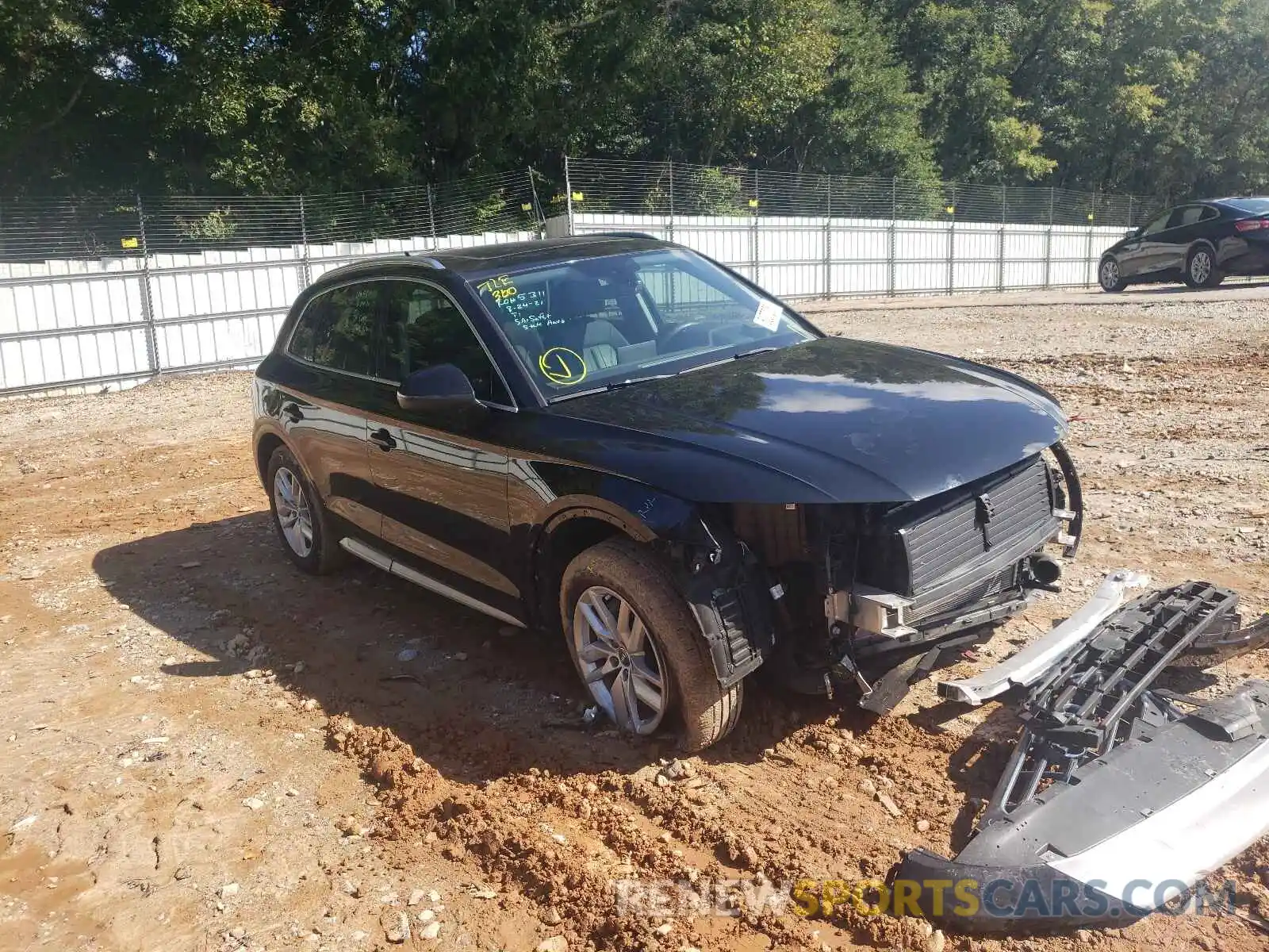 1 Photograph of a damaged car WA1ANAFY1L2055701 AUDI Q5 2020