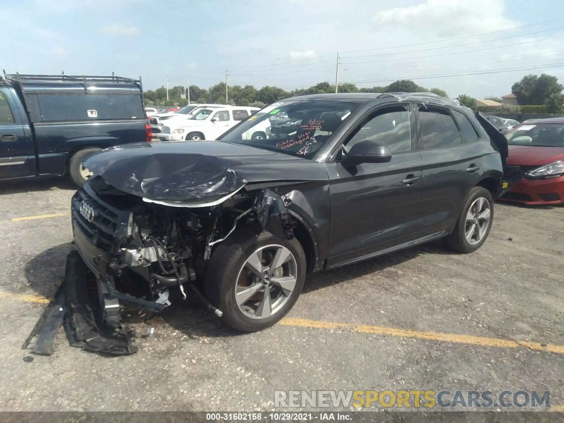 2 Photograph of a damaged car WA1ANAFY1L2084258 AUDI Q5 2020