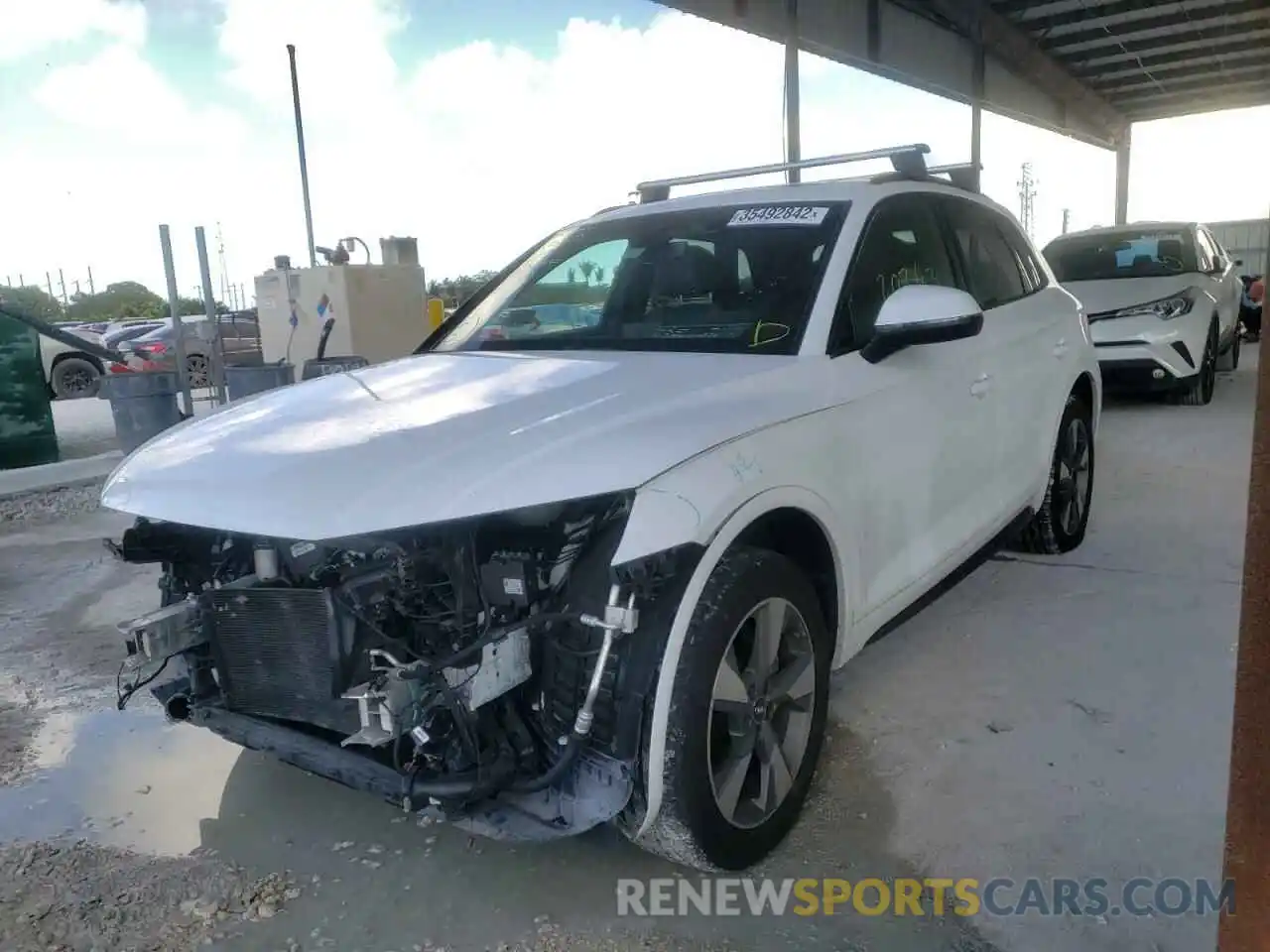 2 Photograph of a damaged car WA1ANAFY1L2106856 AUDI Q5 2020