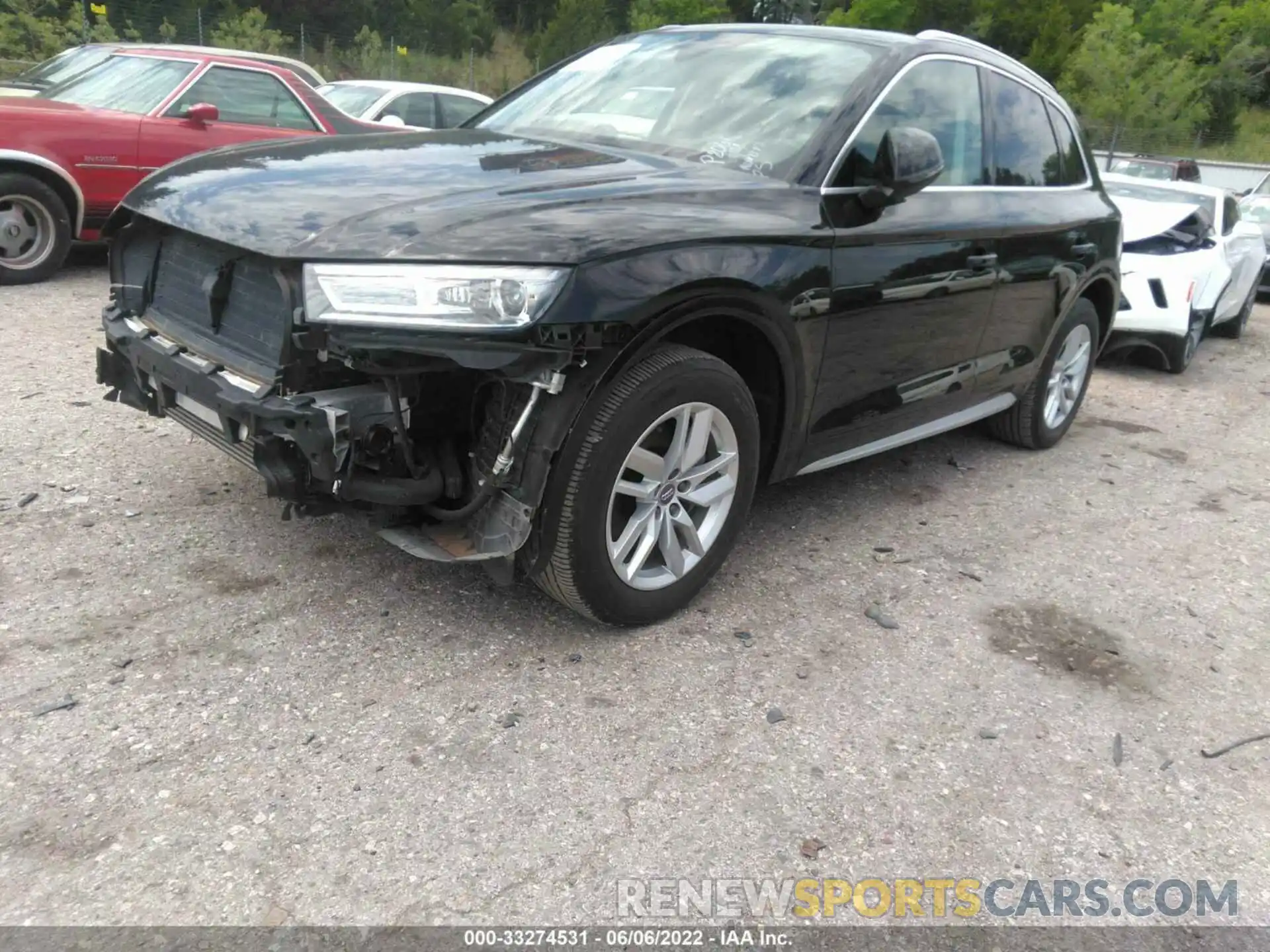 2 Фотография поврежденного автомобиля WA1ANAFY2L2028104 AUDI Q5 2020