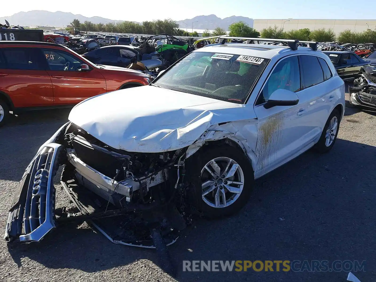 2 Photograph of a damaged car WA1ANAFY2L2030094 AUDI Q5 2020