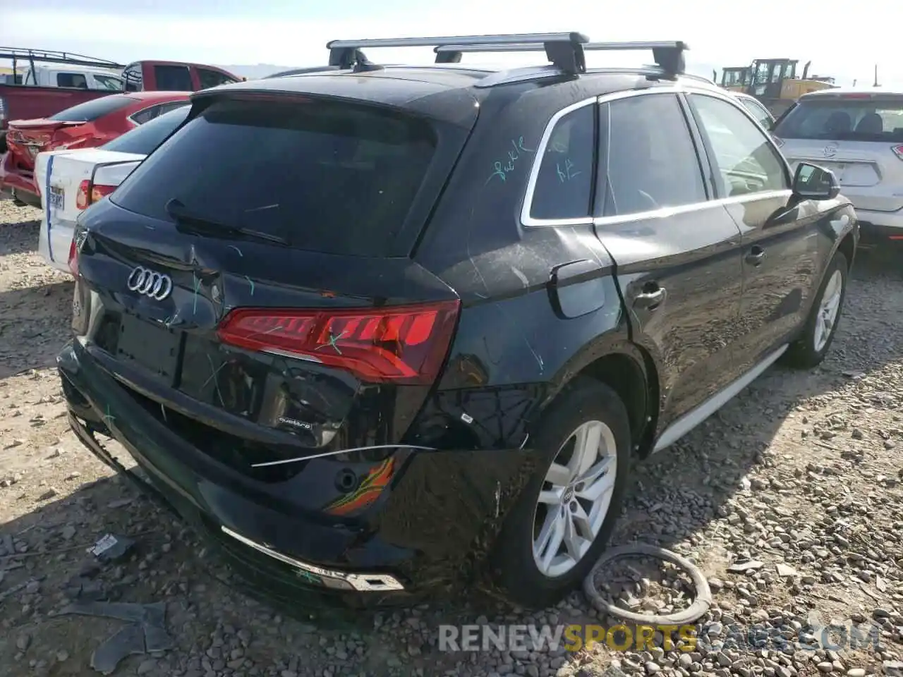 4 Фотография поврежденного автомобиля WA1ANAFY2L2043914 AUDI Q5 2020