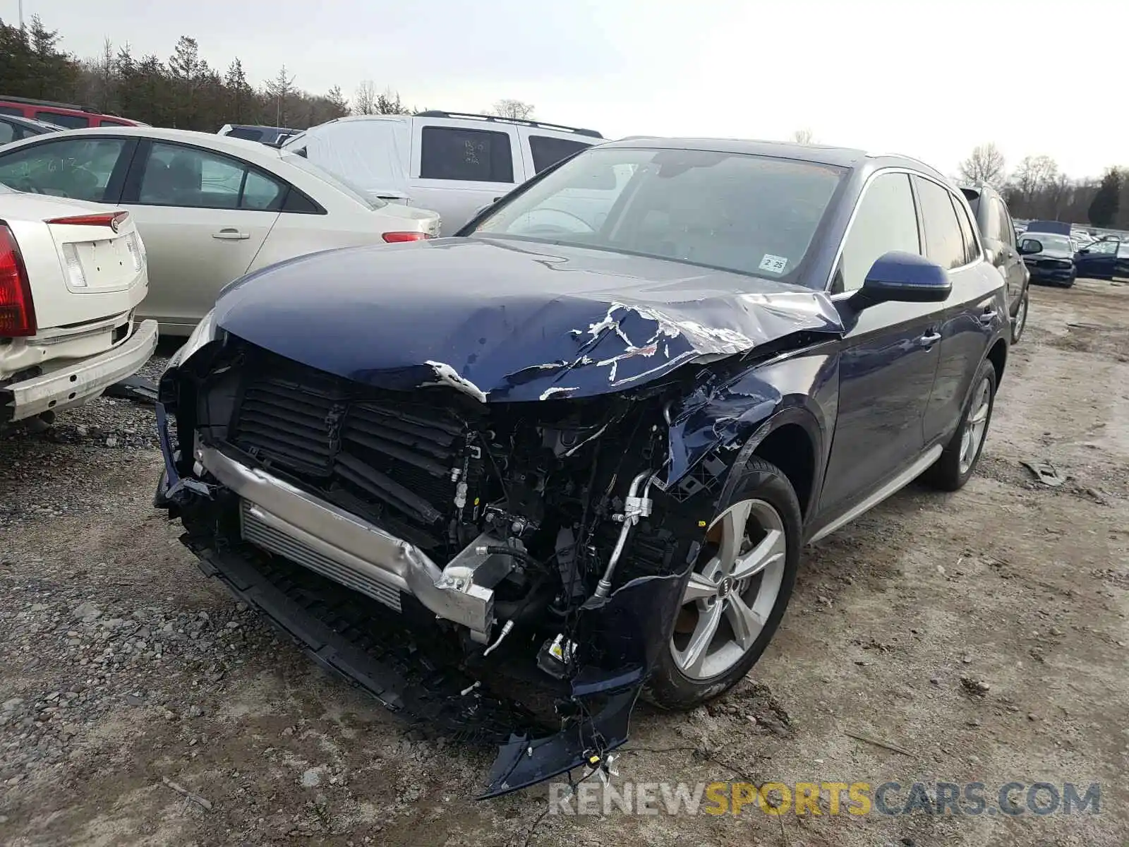 2 Фотография поврежденного автомобиля WA1ANAFY2L2049423 AUDI Q5 2020