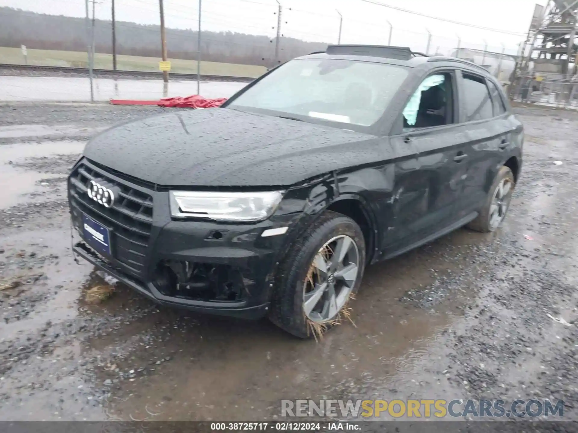 2 Фотография поврежденного автомобиля WA1ANAFY2L2076198 AUDI Q5 2020