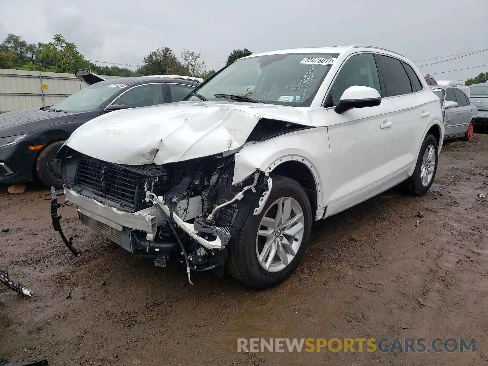 2 Photograph of a damaged car WA1ANAFY2L2086746 AUDI Q5 2020