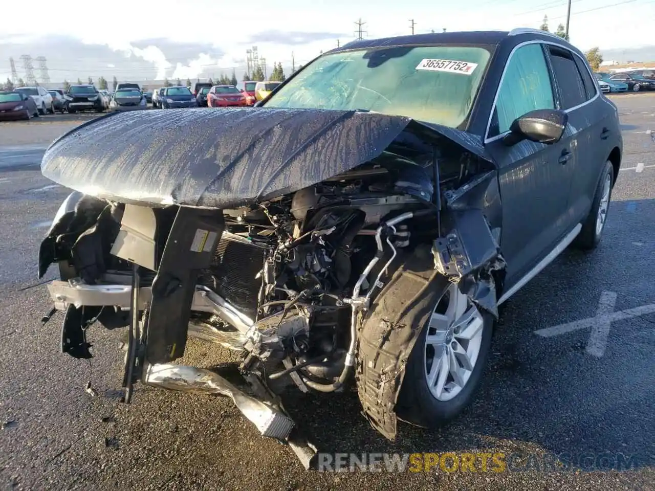 2 Photograph of a damaged car WA1ANAFY2L2111323 AUDI Q5 2020