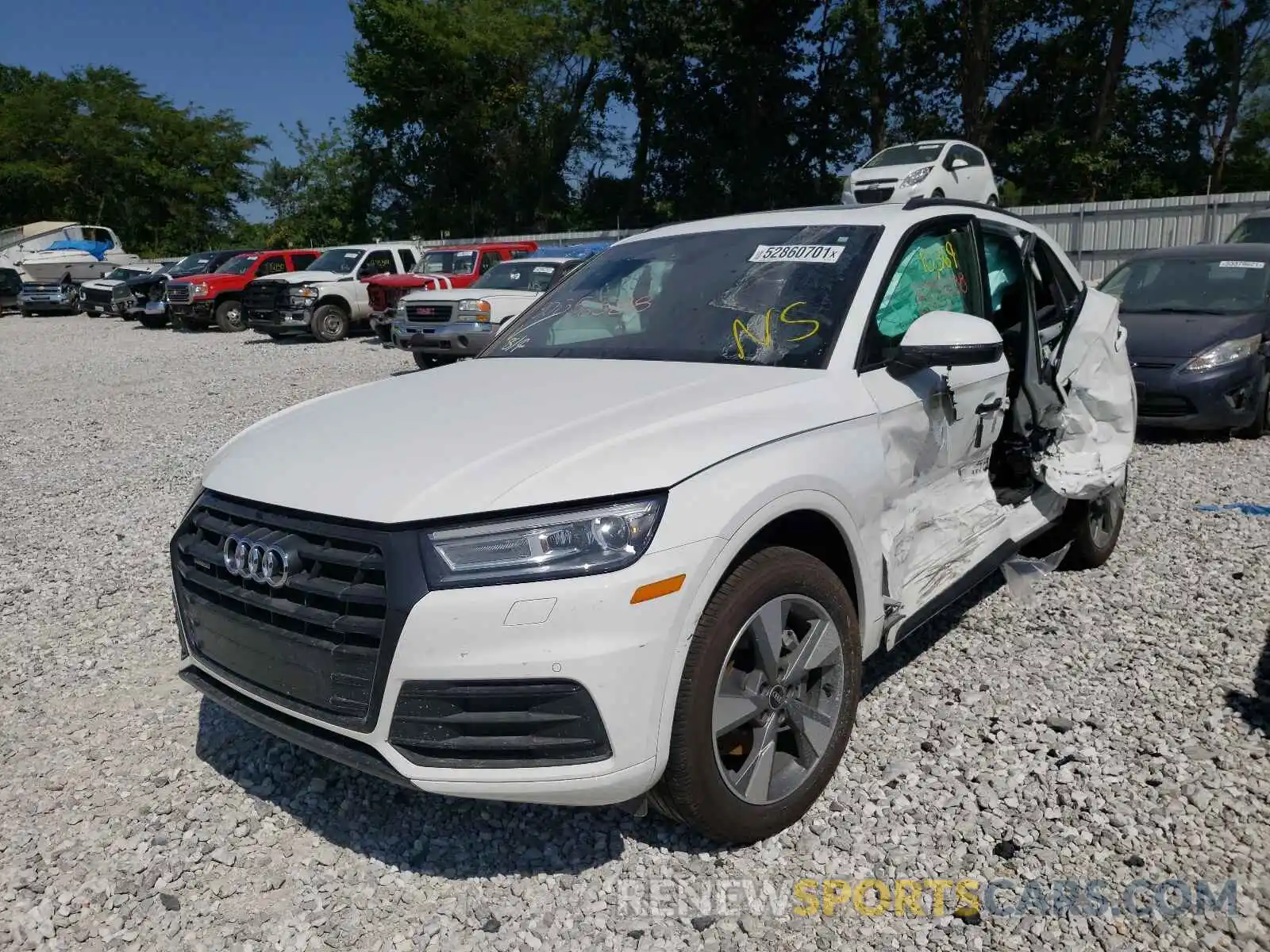 2 Photograph of a damaged car WA1ANAFY2L2121236 AUDI Q5 2020