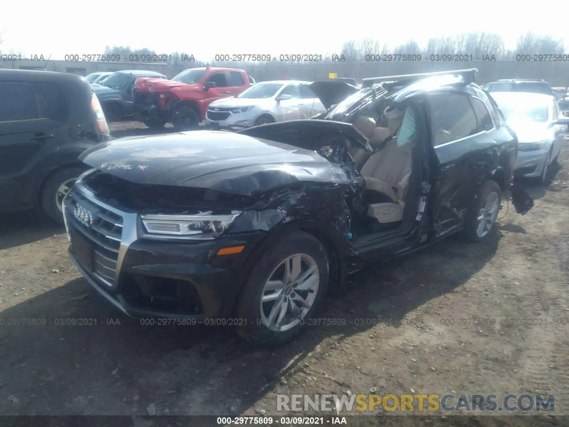 2 Photograph of a damaged car WA1ANAFY3L2024367 AUDI Q5 2020