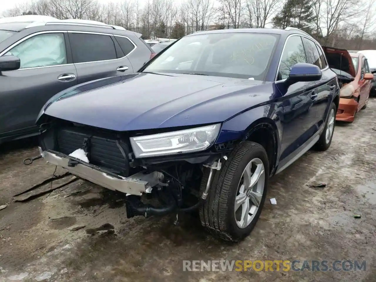 2 Фотография поврежденного автомобиля WA1ANAFY3L2025311 AUDI Q5 2020