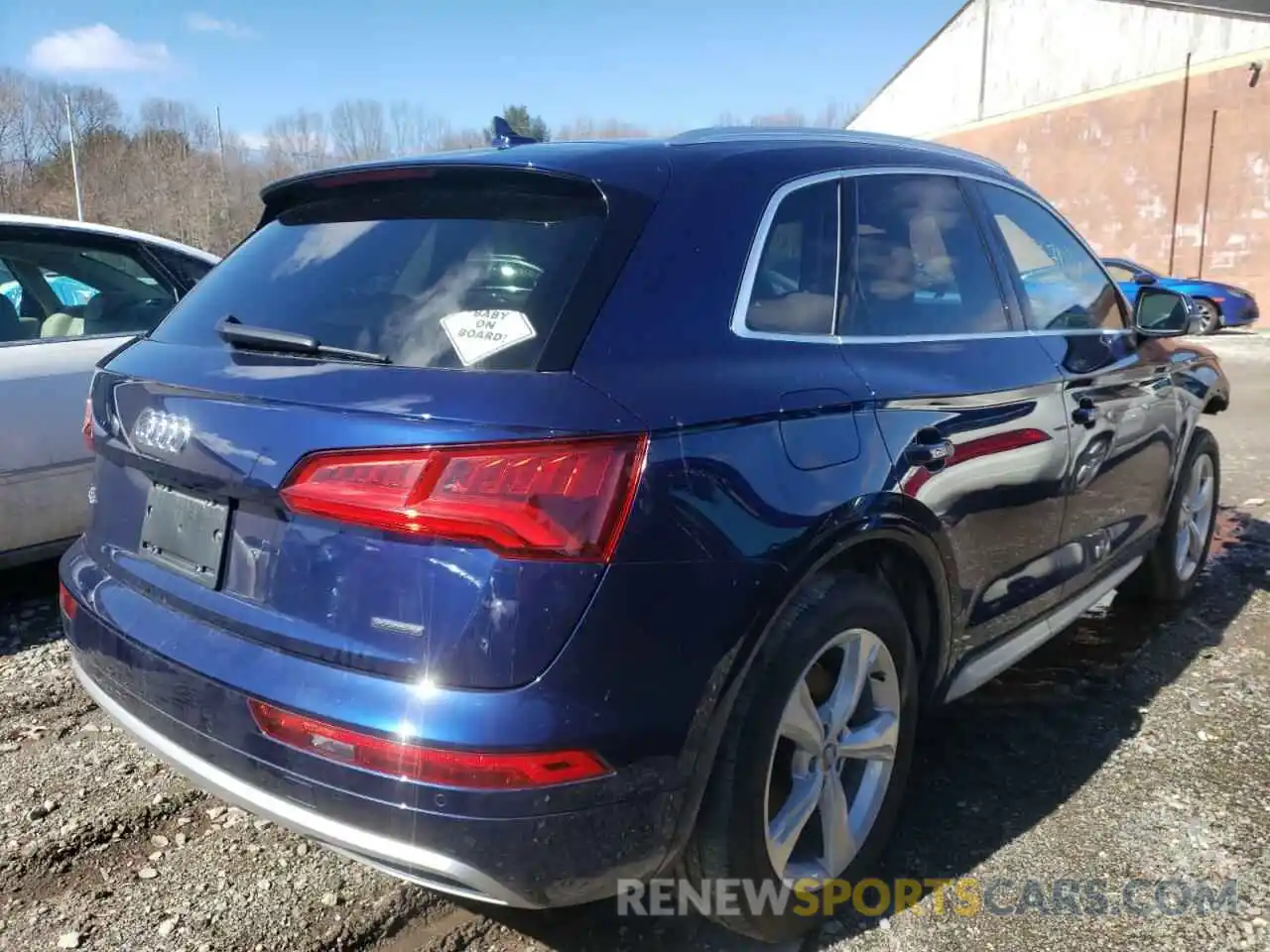 4 Фотография поврежденного автомобиля WA1ANAFY3L2025311 AUDI Q5 2020