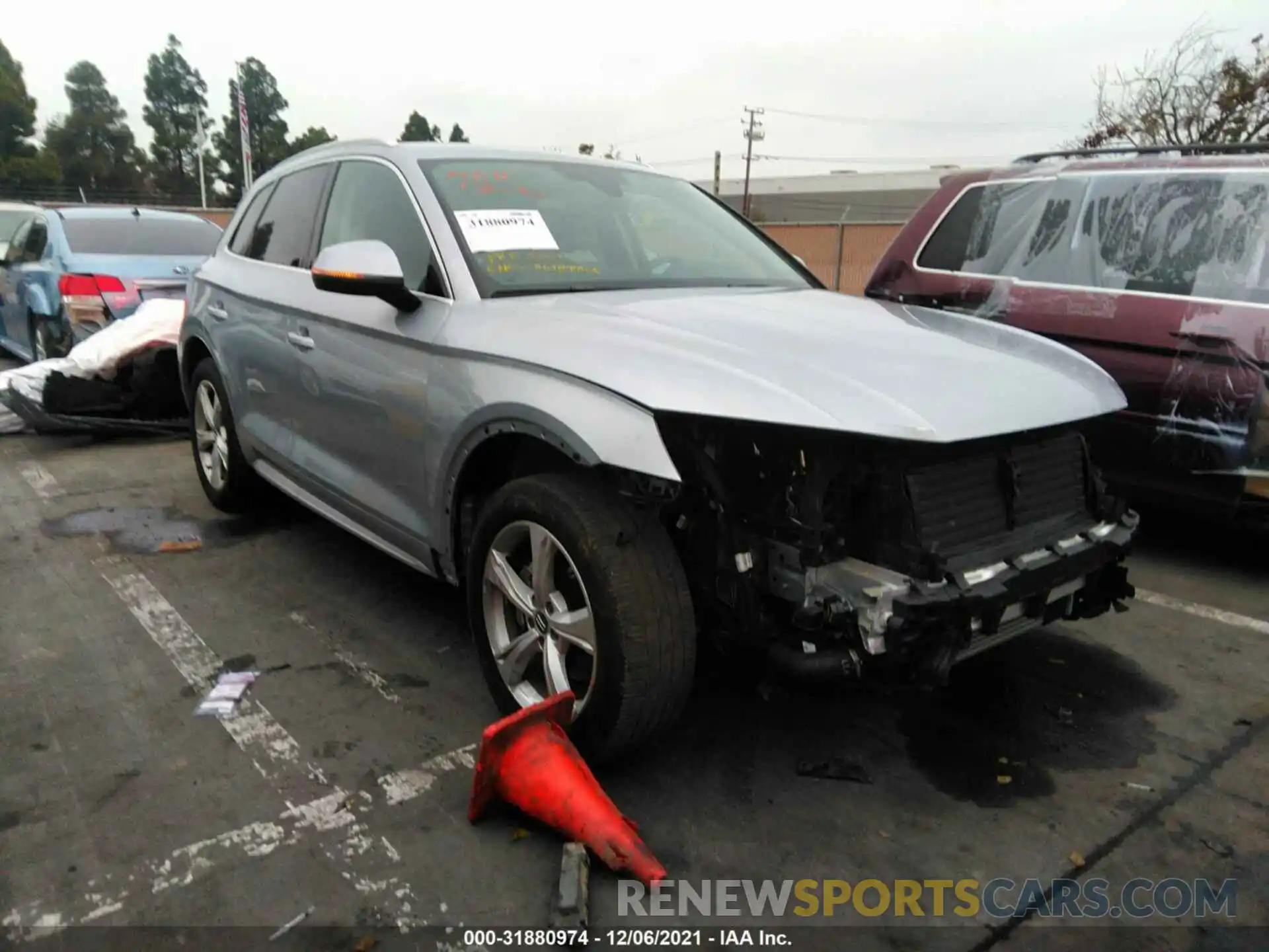 1 Photograph of a damaged car WA1ANAFY3L2028855 AUDI Q5 2020