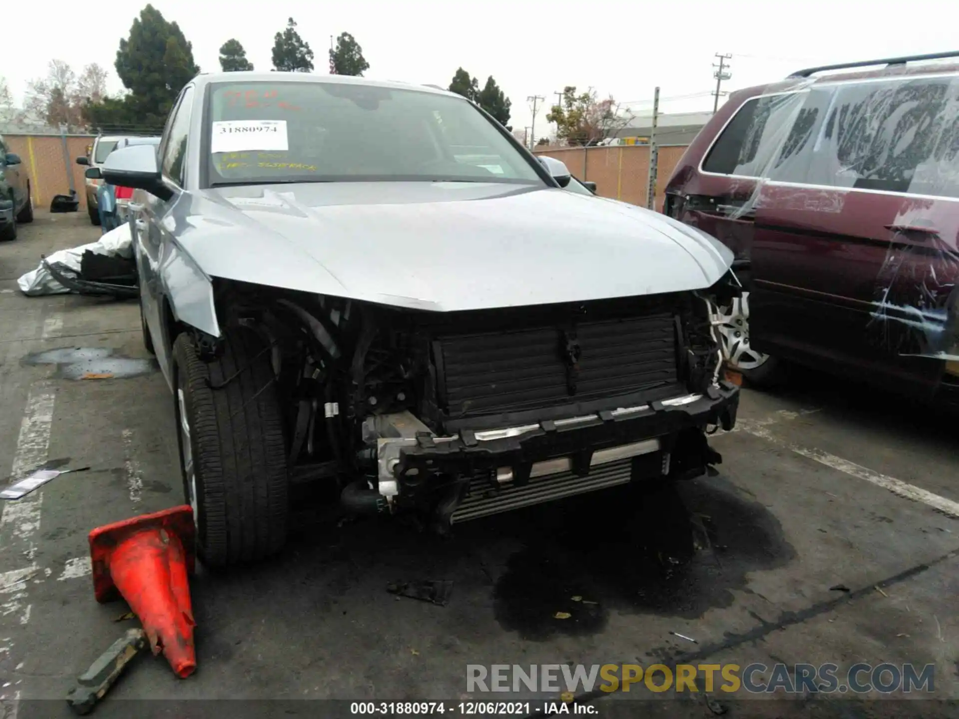 6 Photograph of a damaged car WA1ANAFY3L2028855 AUDI Q5 2020