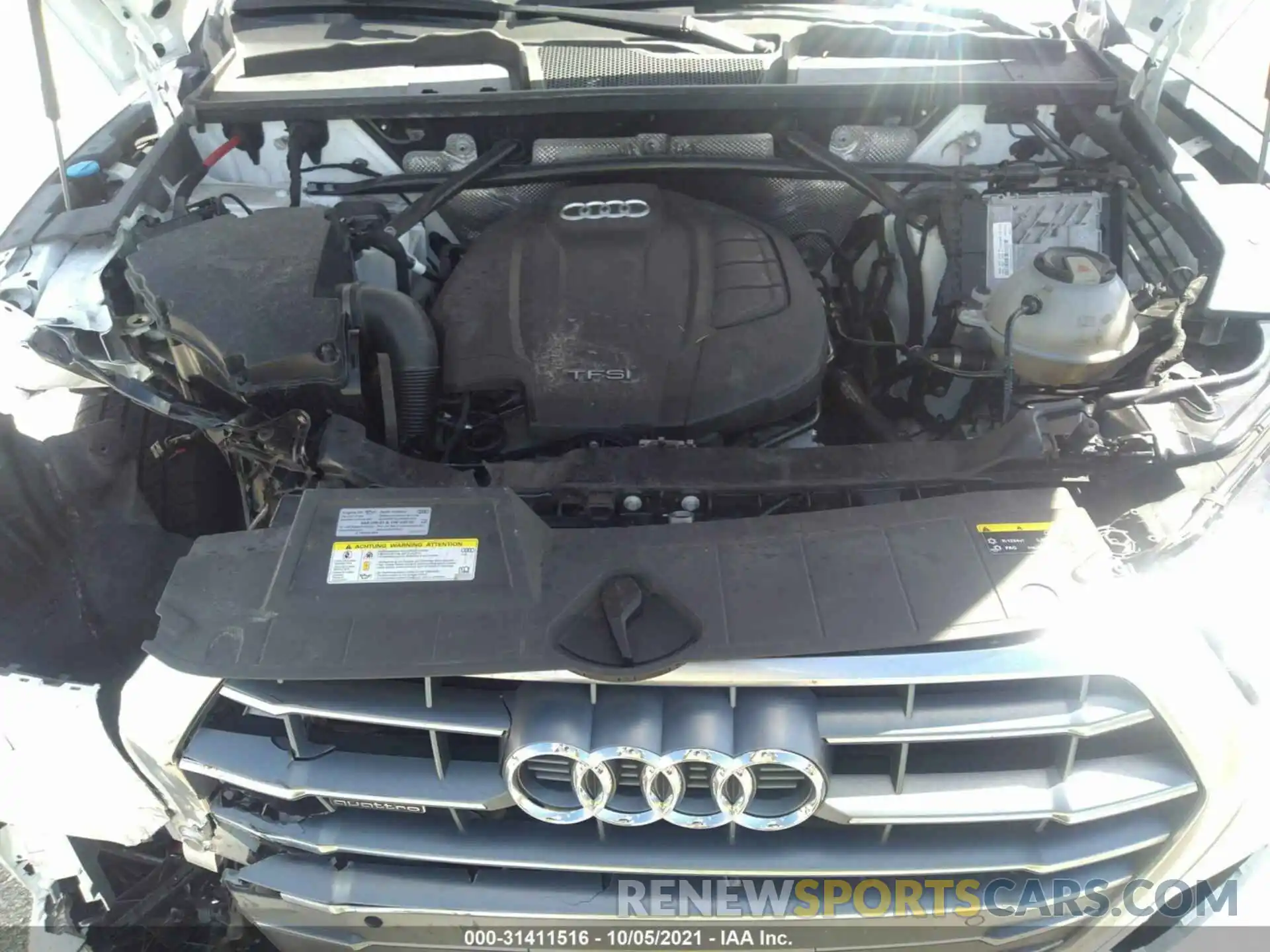 10 Фотография поврежденного автомобиля WA1ANAFY3L2031674 AUDI Q5 2020