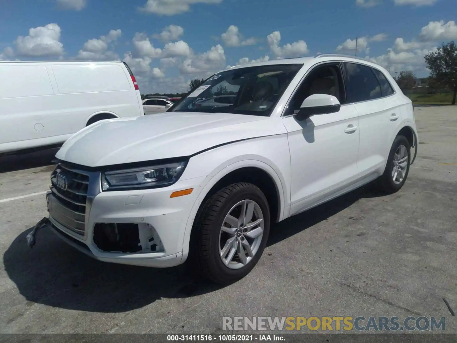 2 Photograph of a damaged car WA1ANAFY3L2031674 AUDI Q5 2020