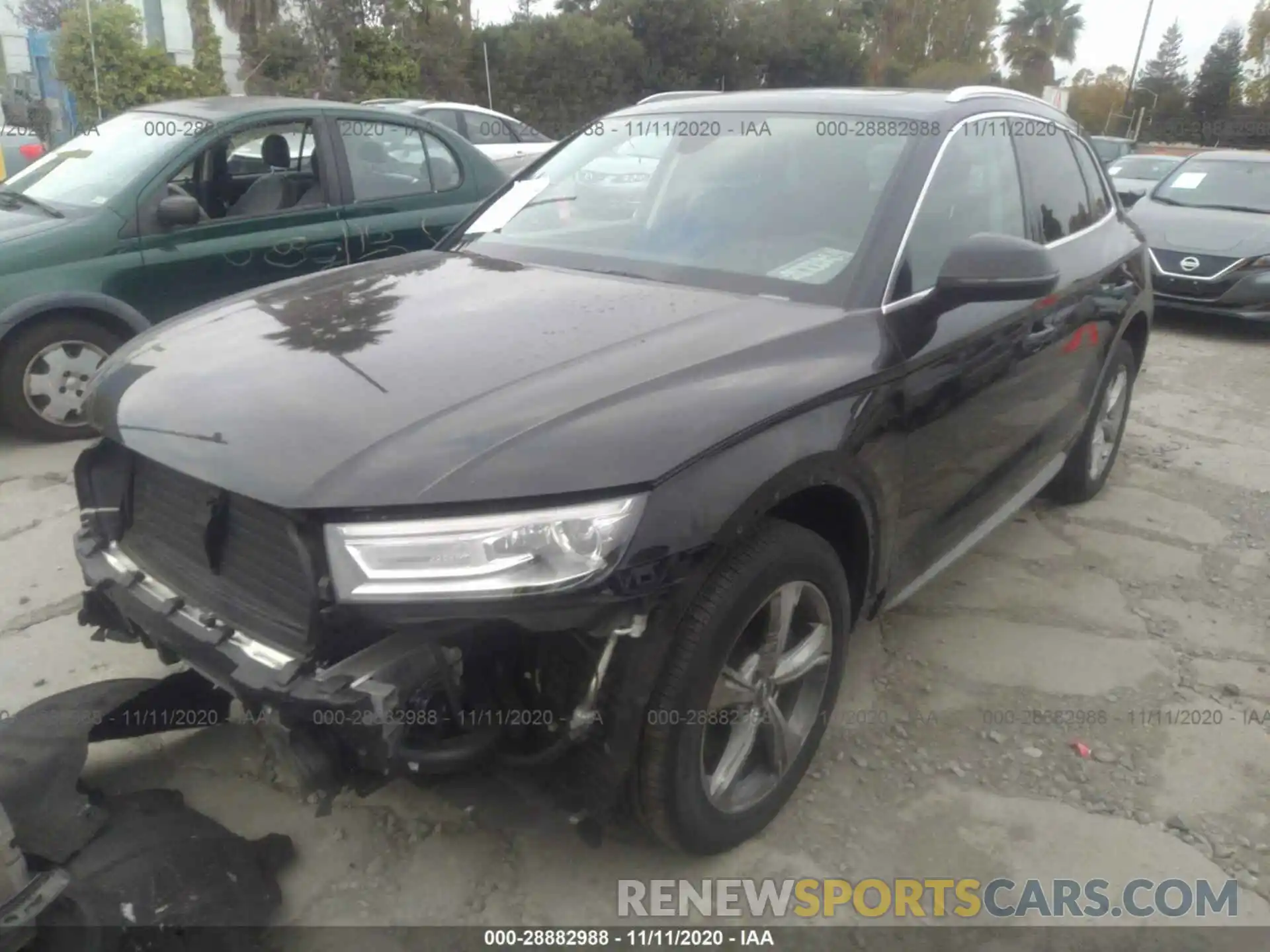 2 Фотография поврежденного автомобиля WA1ANAFY3L2034154 AUDI Q5 2020