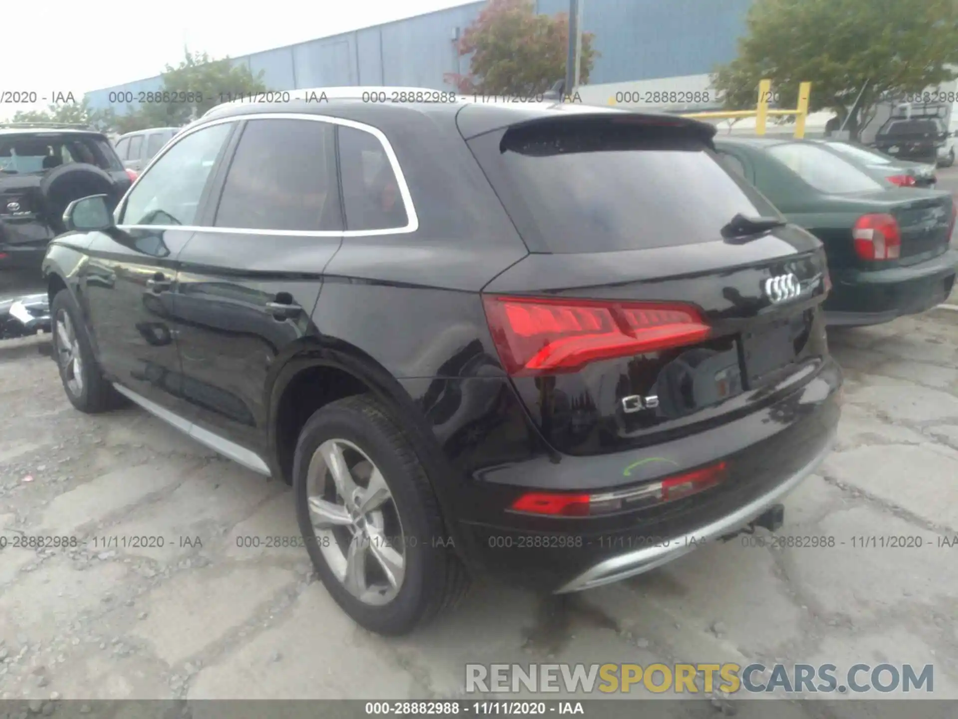 3 Фотография поврежденного автомобиля WA1ANAFY3L2034154 AUDI Q5 2020