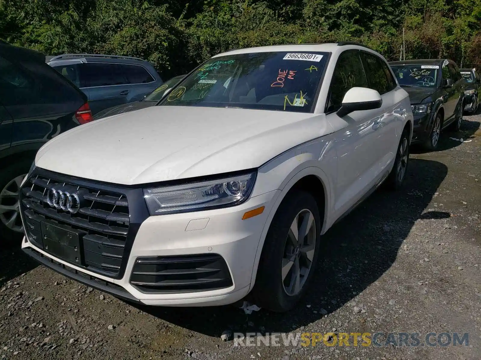 2 Photograph of a damaged car WA1ANAFY3L2078171 AUDI Q5 2020