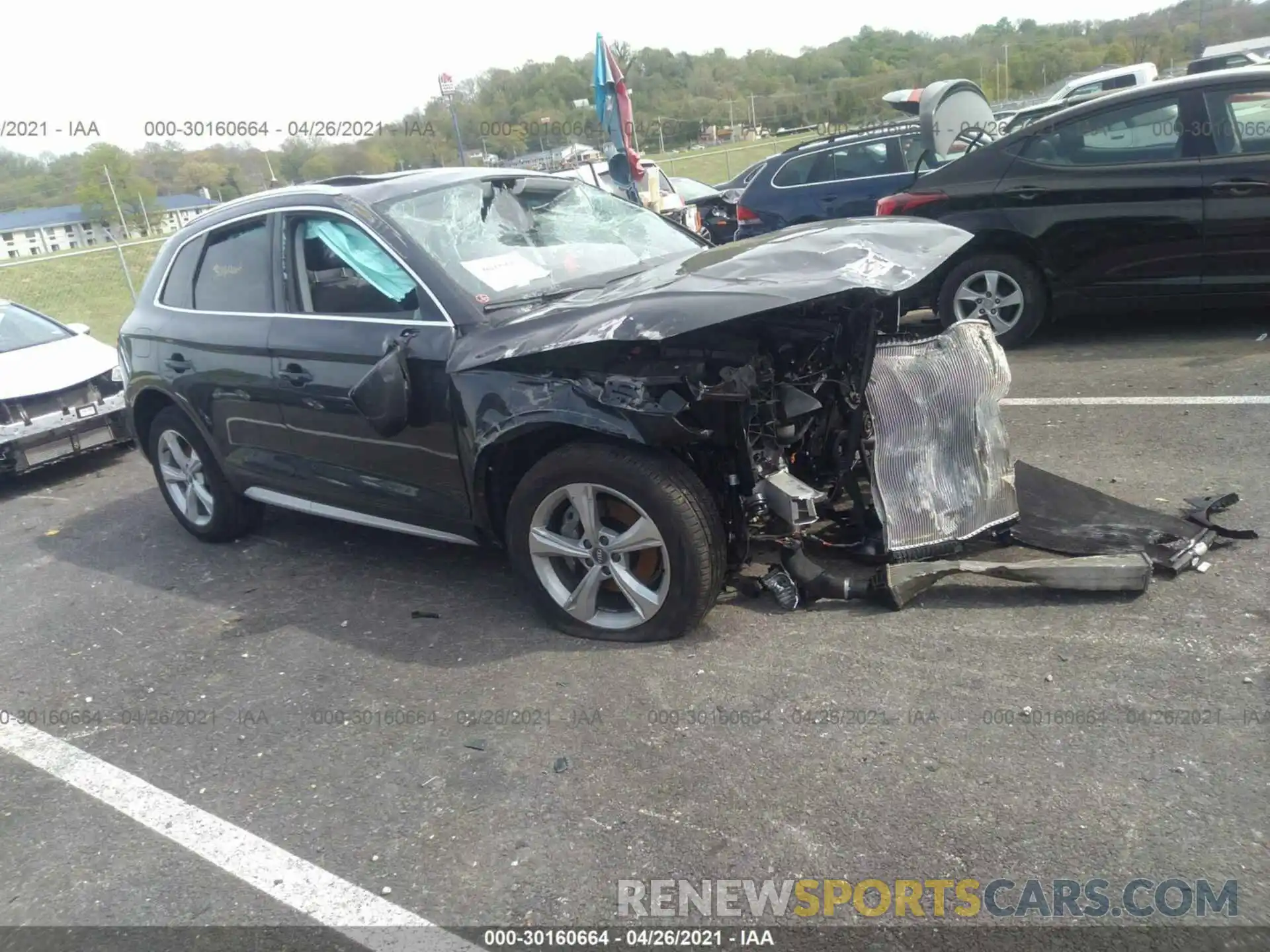 1 Photograph of a damaged car WA1ANAFY3L2083127 AUDI Q5 2020