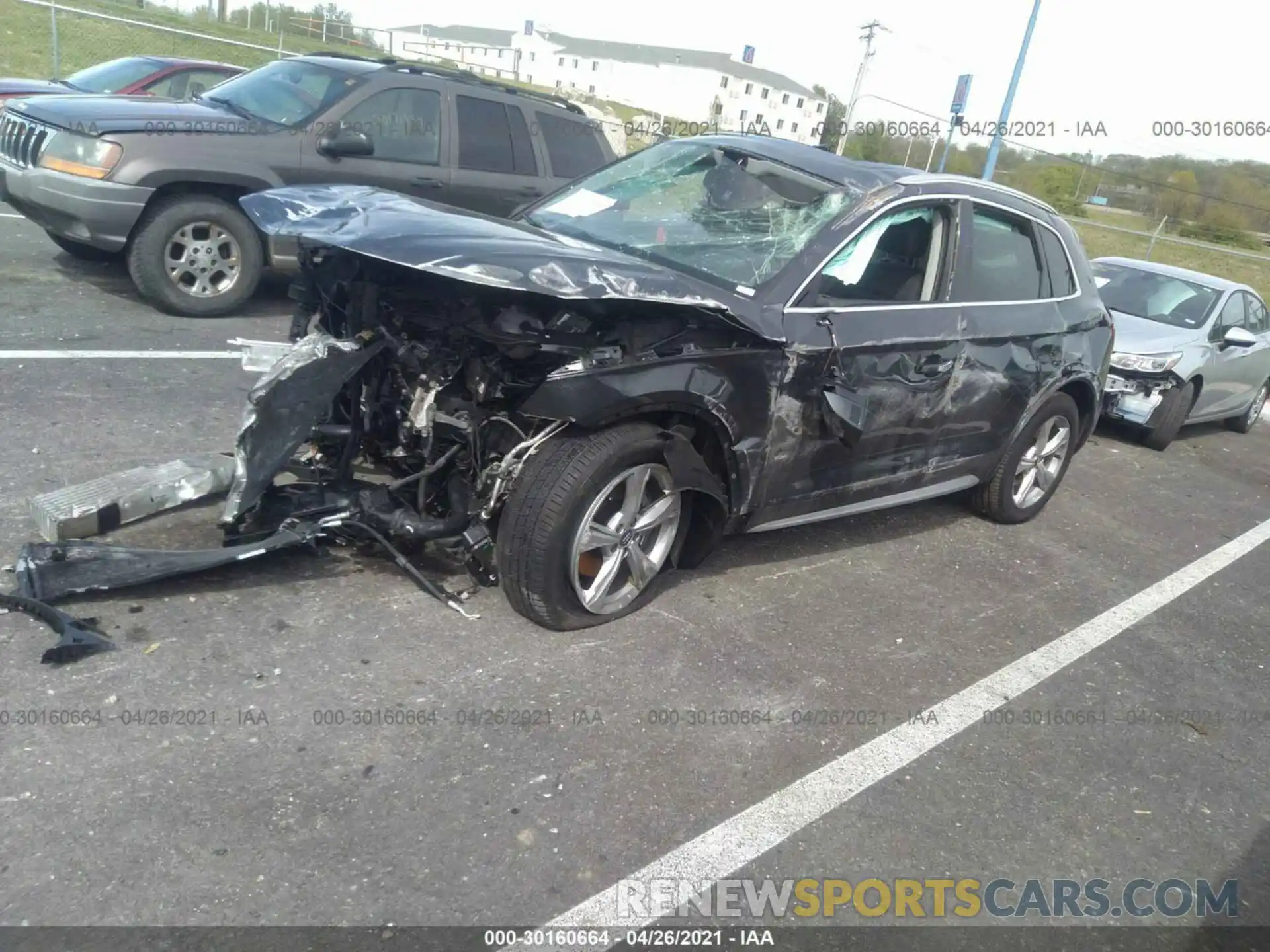 2 Photograph of a damaged car WA1ANAFY3L2083127 AUDI Q5 2020